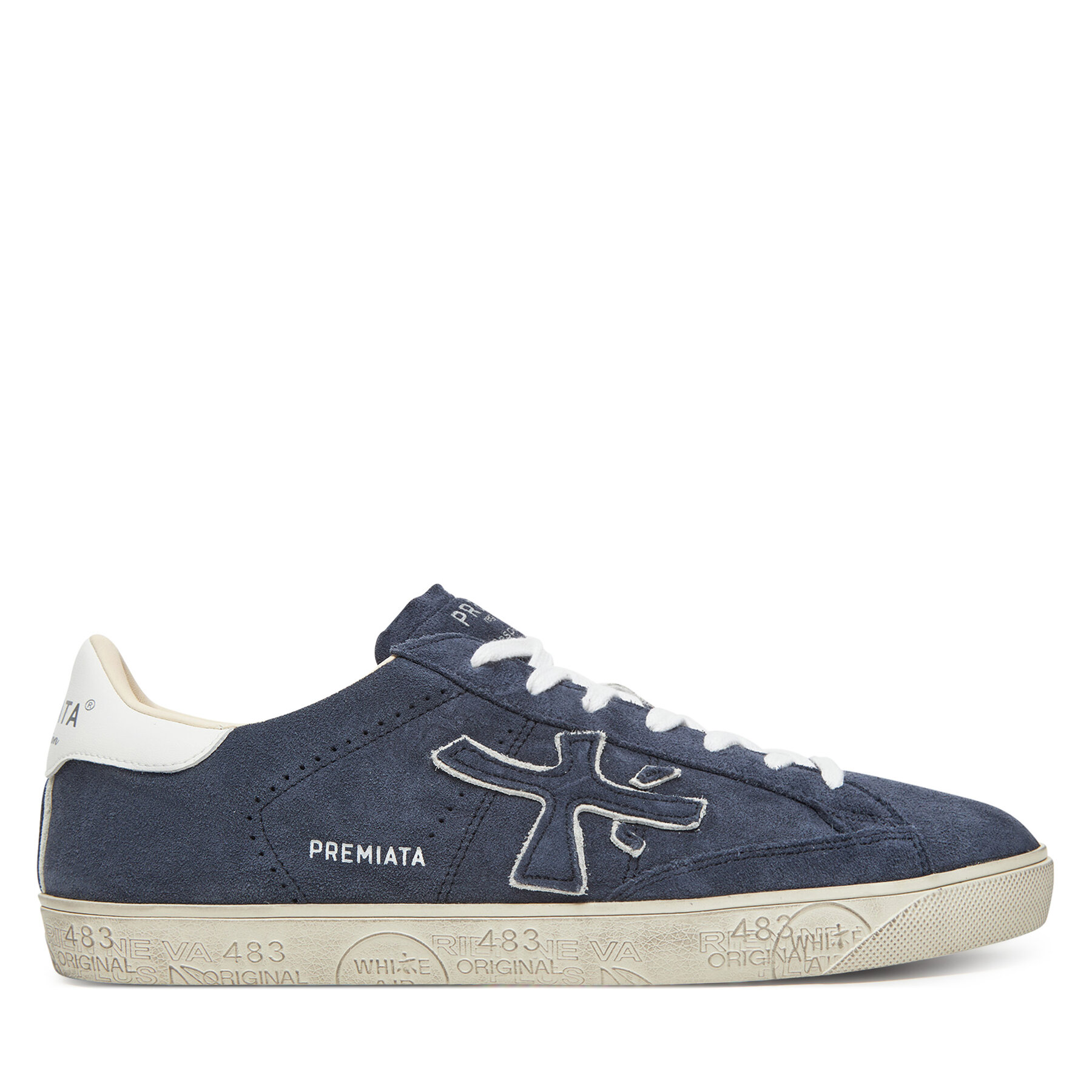 Premiata Sneakersy Steven Var 6643 Granatowy