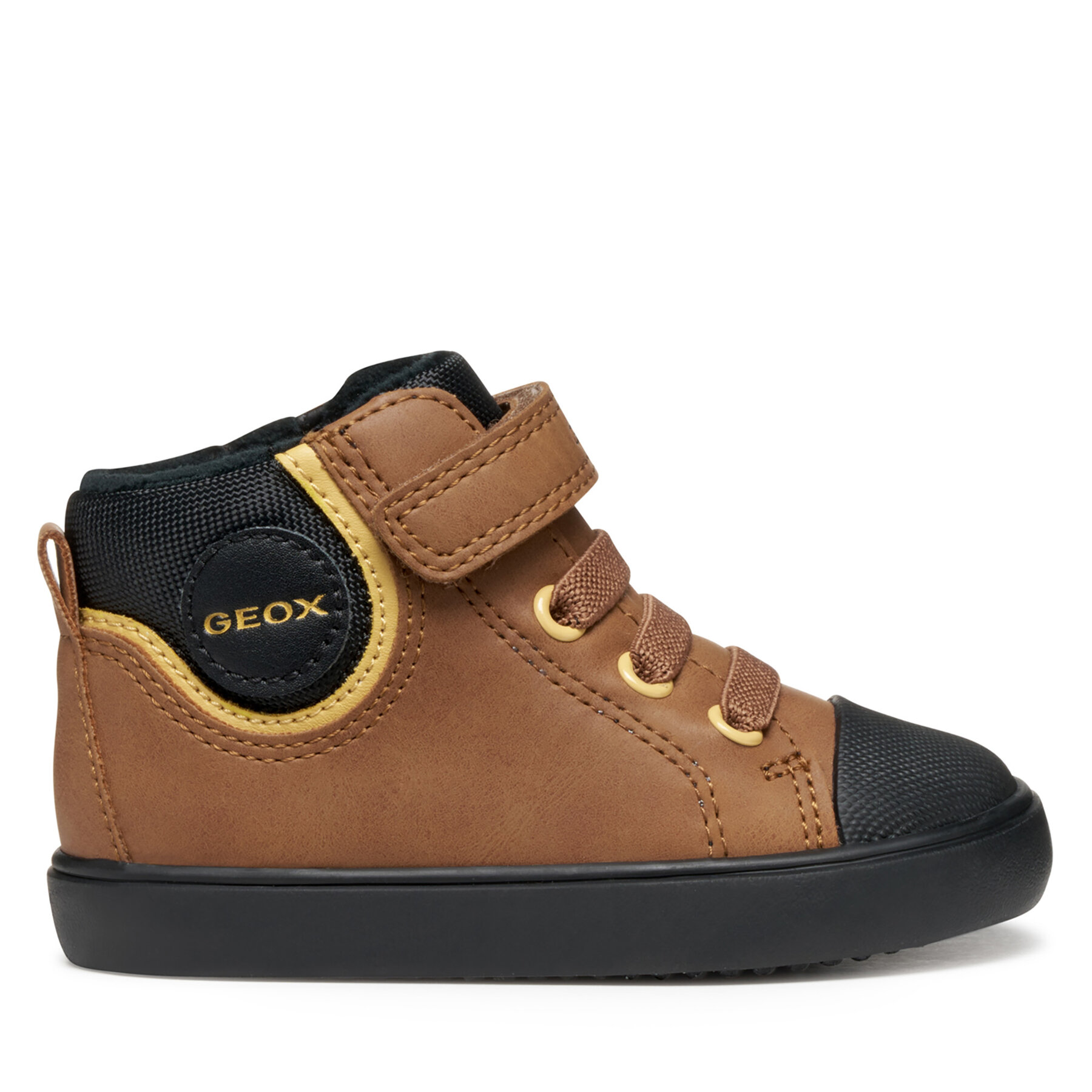 Geox Sneakersy B Gisli B461NC 0MEFU CR69B Brązowy