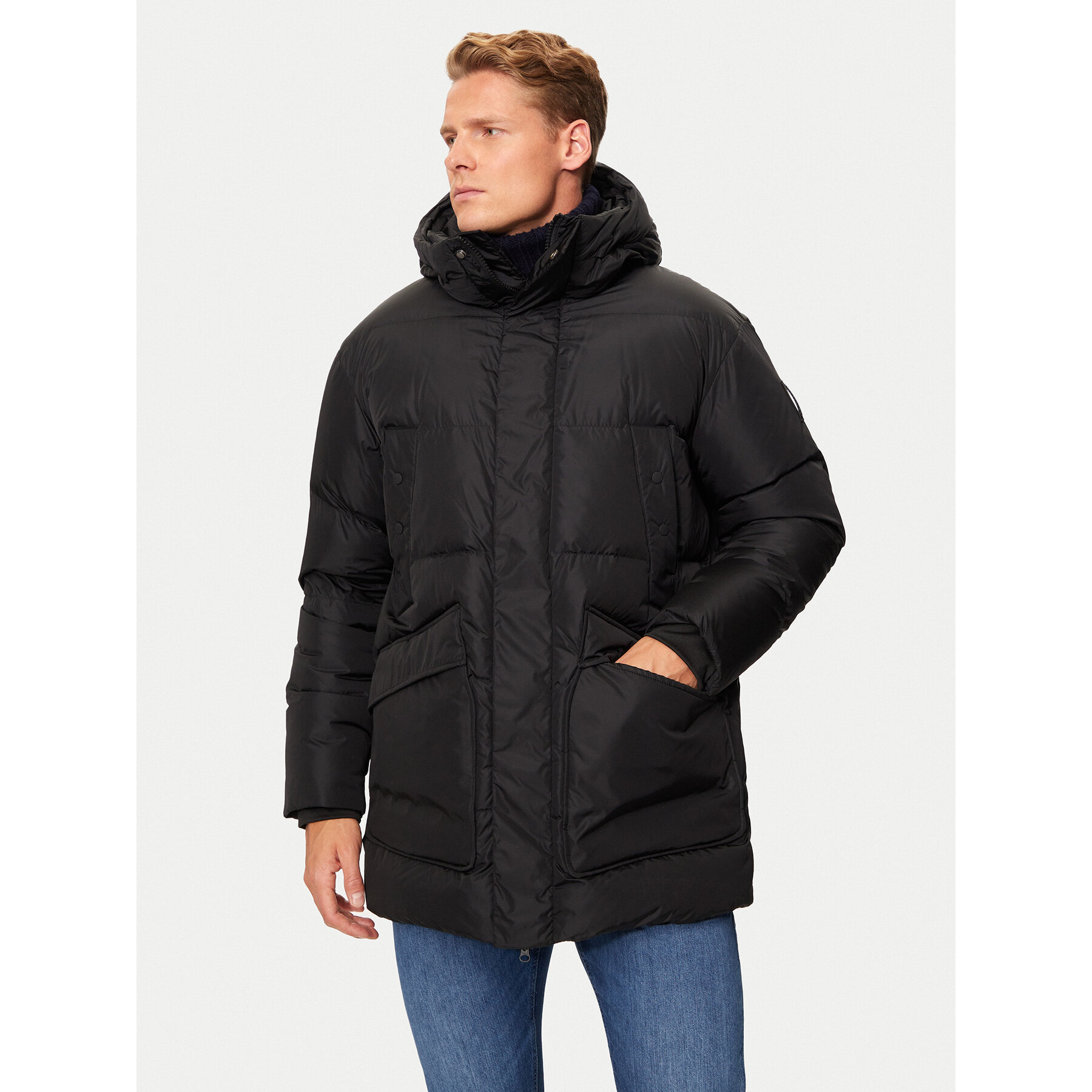 Bomboogie Kurtka puchowa CM8611TTNP4 Czarny Regular Fit