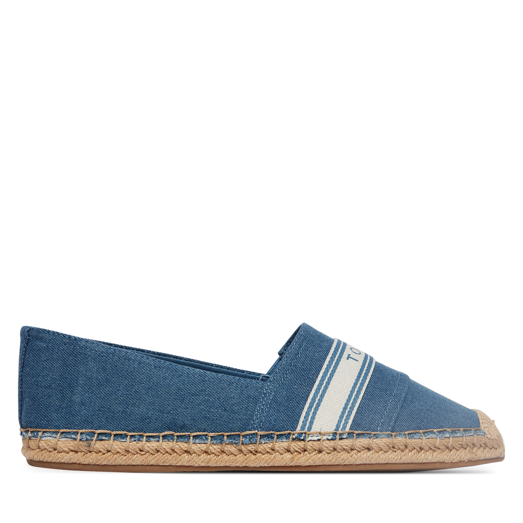 Tommy Hilfiger Espadryle Hilfiger Webbing Espadrille FW0FW09334 Niebieski