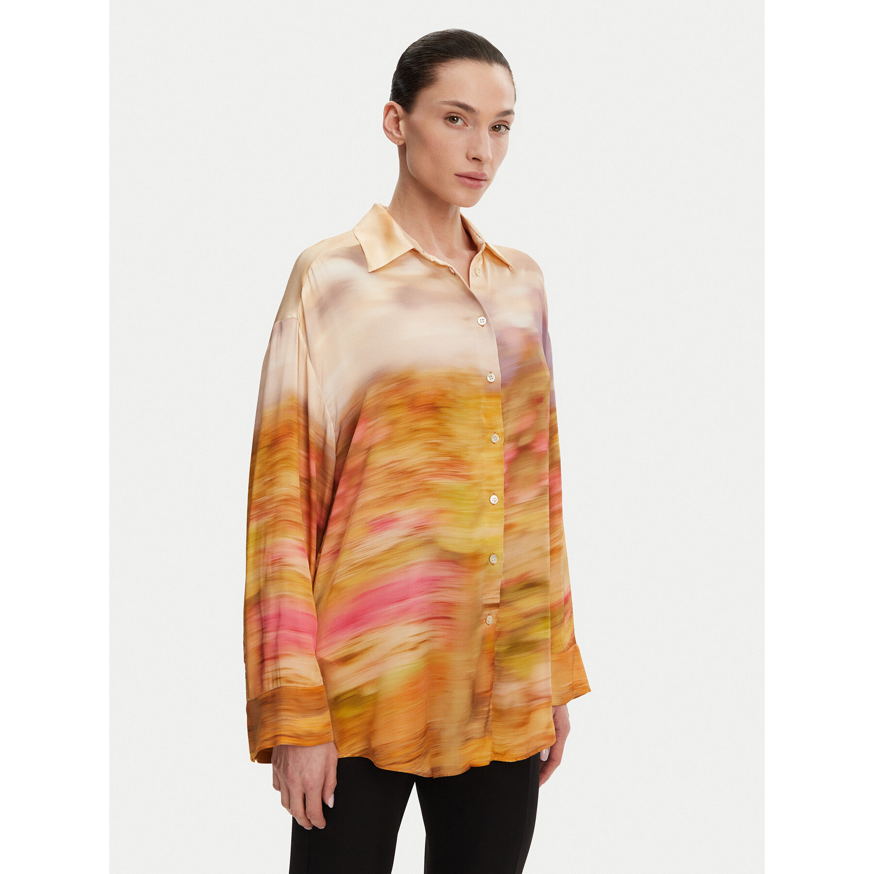 PINKO Koszula 104864 A2G0 Kolorowy Regular Fit