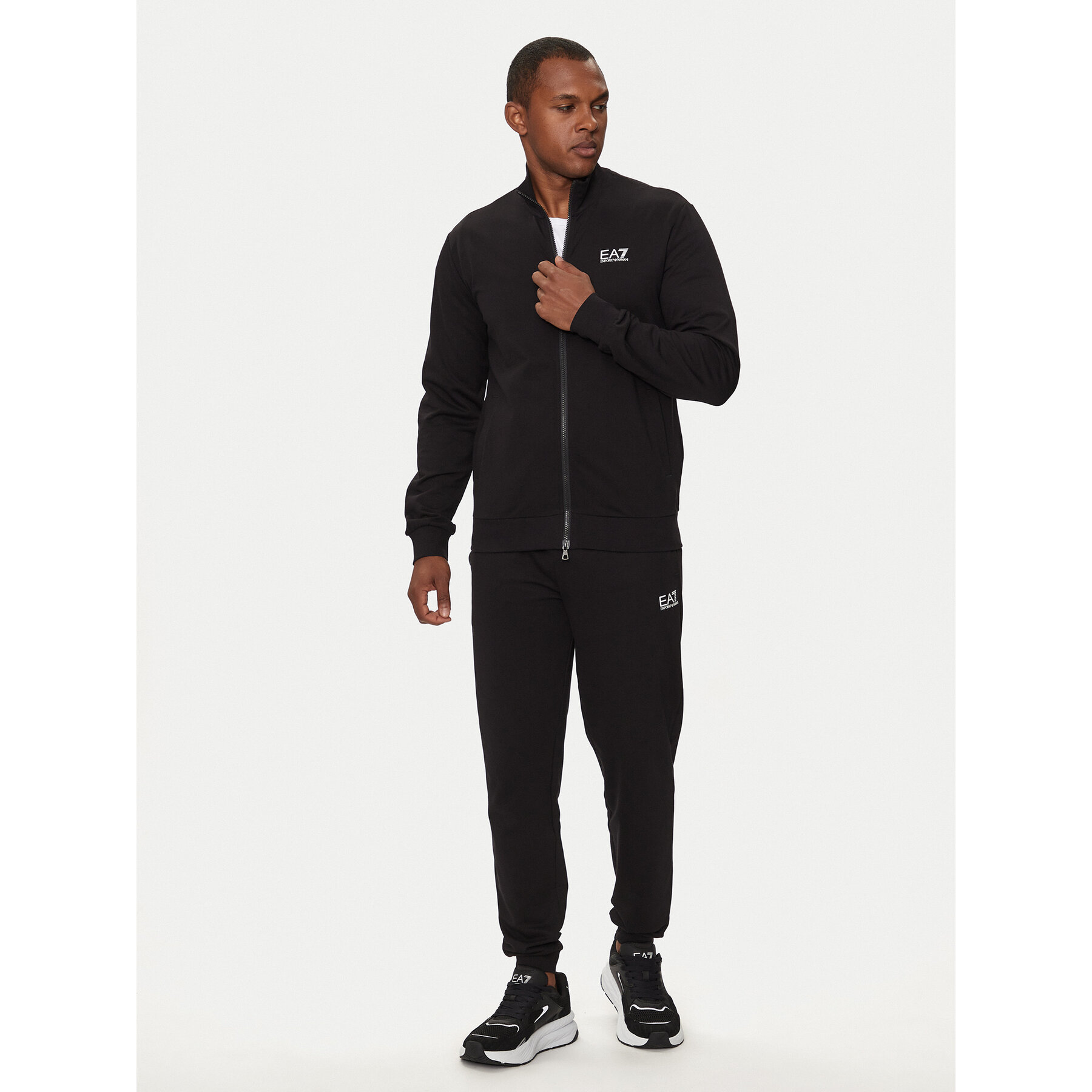 EA7 Emporio Armani Dres 8NPV60 PJVRZ 1200 Czarny Regular Fit
