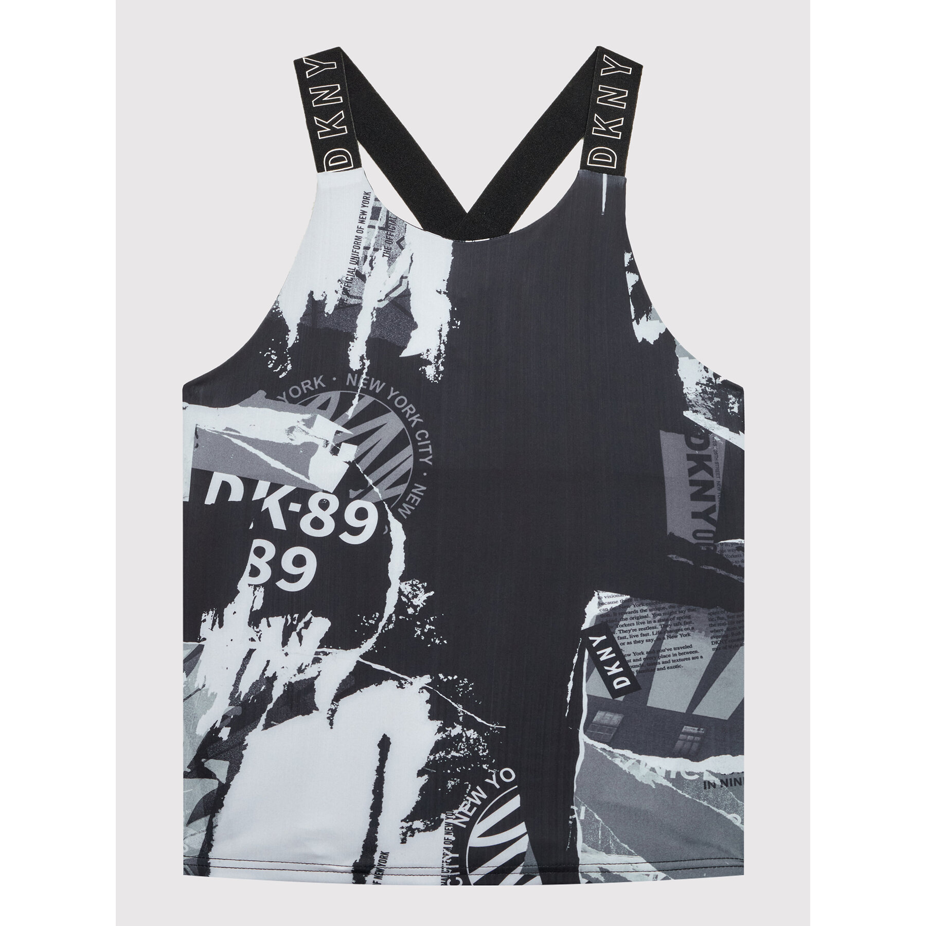 DKNY Top D35S09 M Czarny Regular Fit