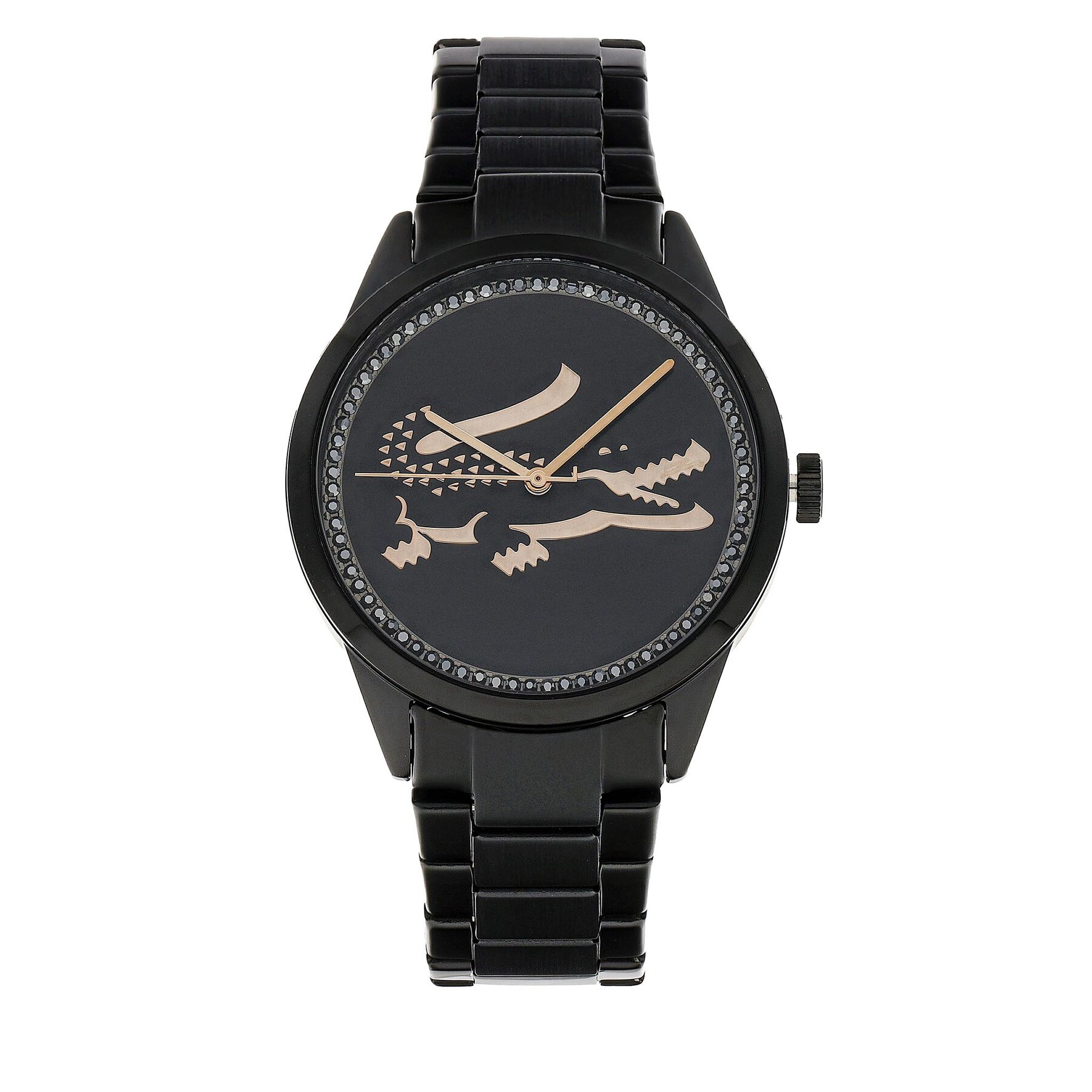 Lacoste Zegarek Ladycroc 2001192 Czarny