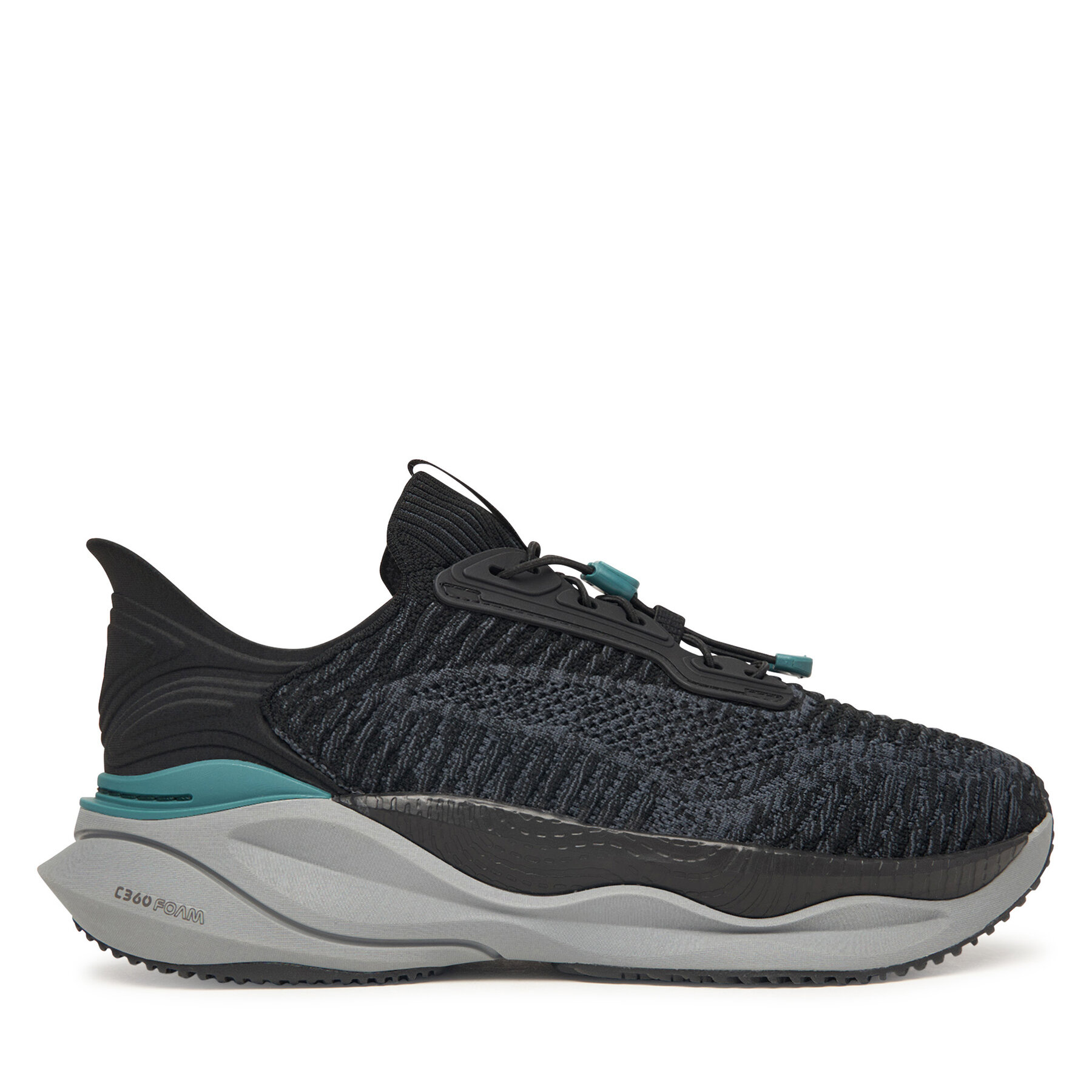 Clarks Sneakersy Pace Rise 26187370 Czarny