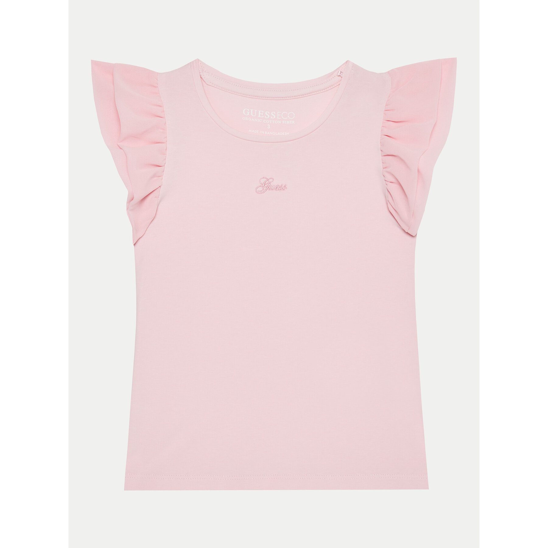 Guess Bluzka K5RI22 K6YW4 Różowy Regular Fit