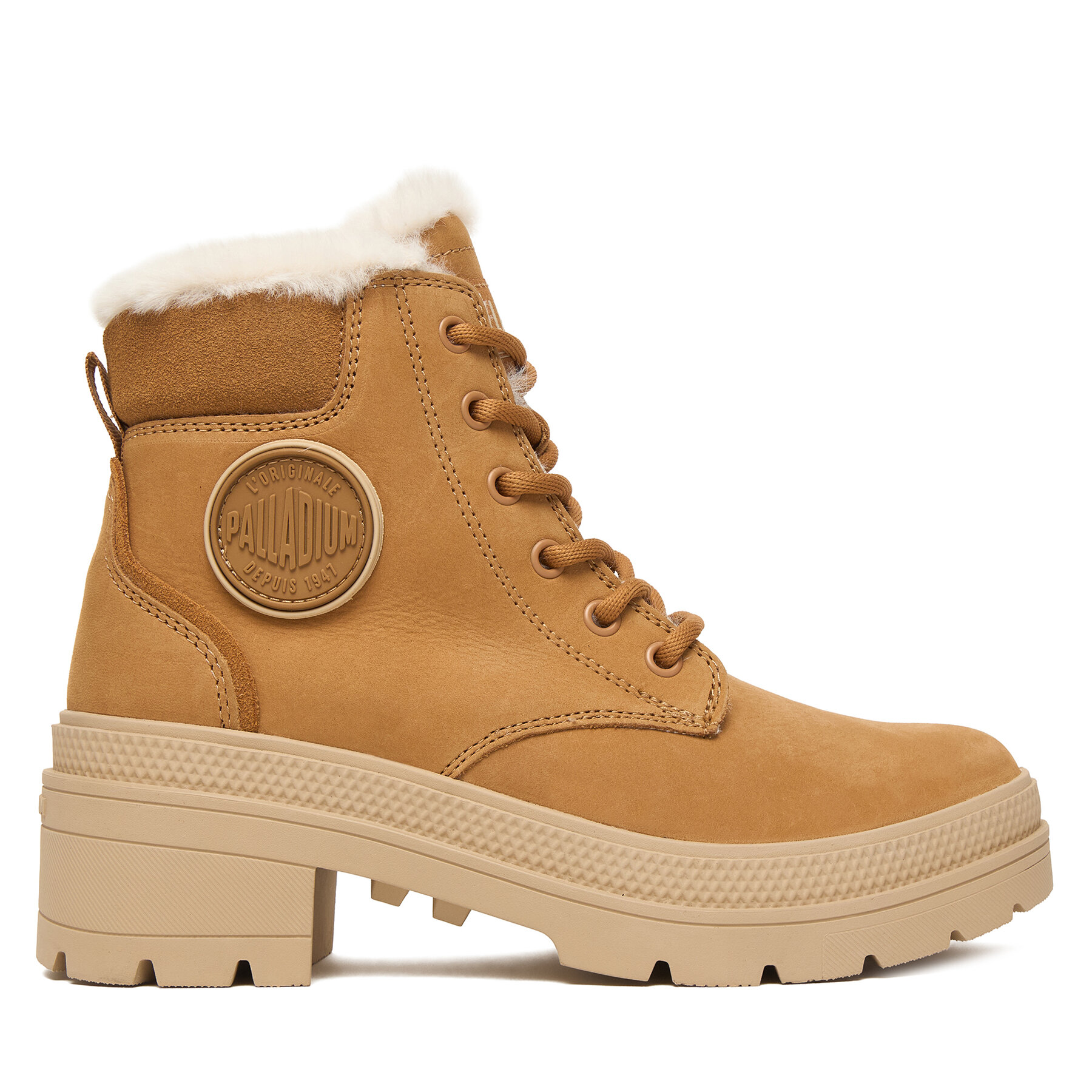 Palladium Trzewiki Pallarise Nbk Wl 99527-254-M Brązowy