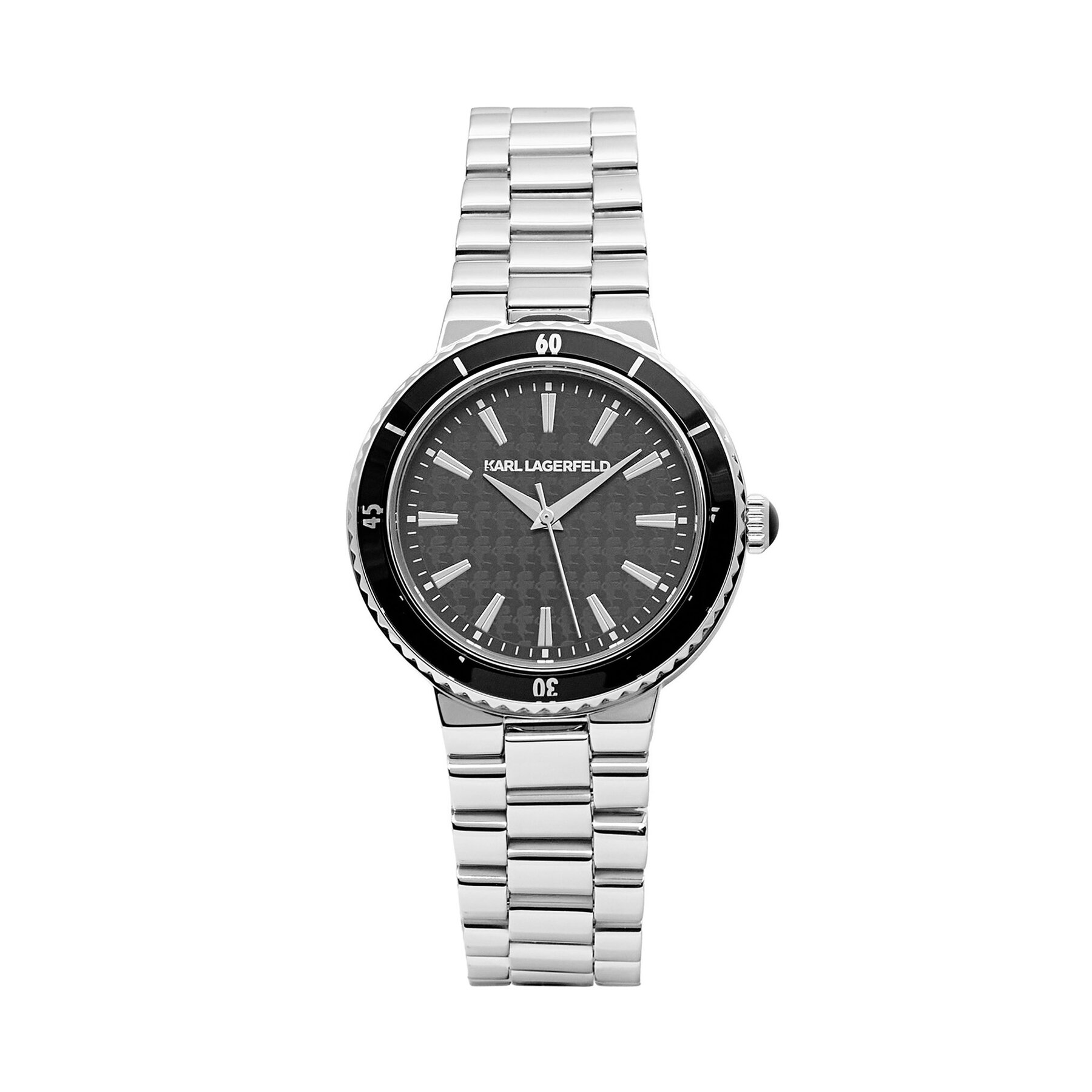KARL LAGERFELD Zegarek R0553104505 Srebrny