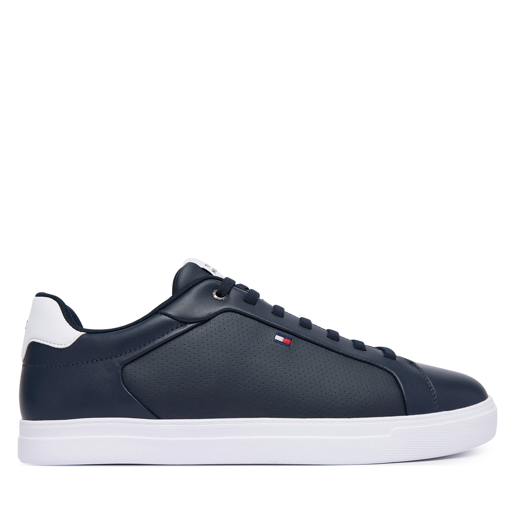 Tommy Hilfiger Sneakersy Icon Court FM0FM05946 Granatowy