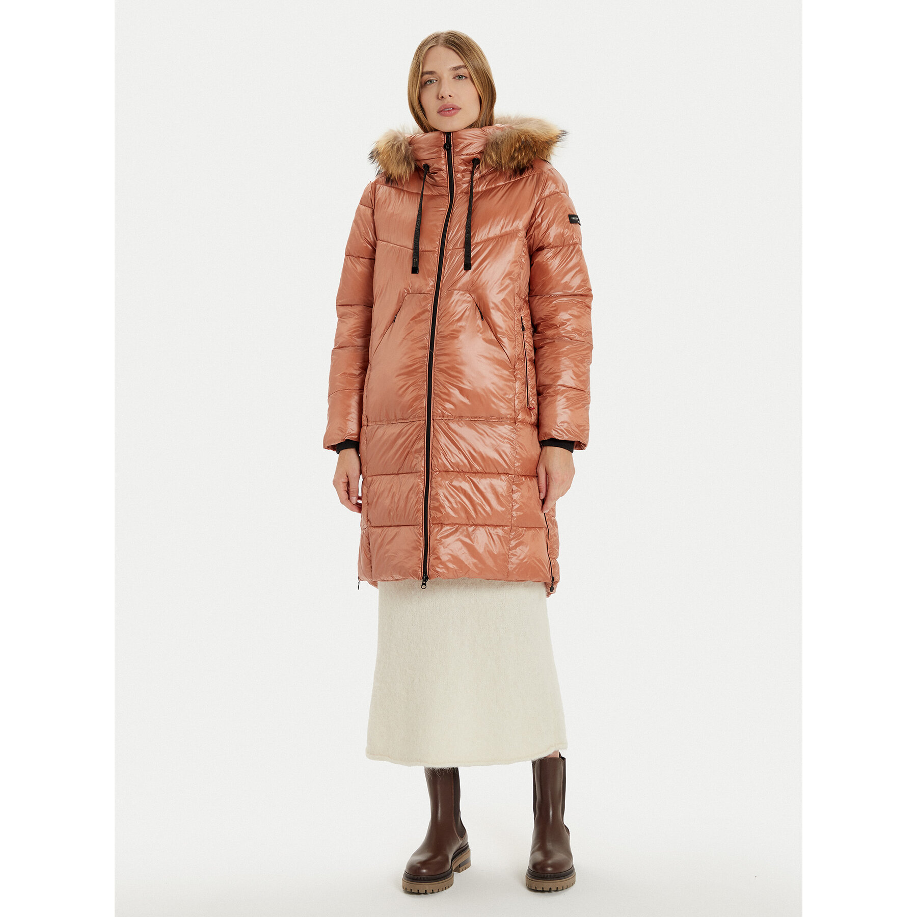 Frieda & Freddies Kurtka zimowa 3847C Miedziany Regular Fit