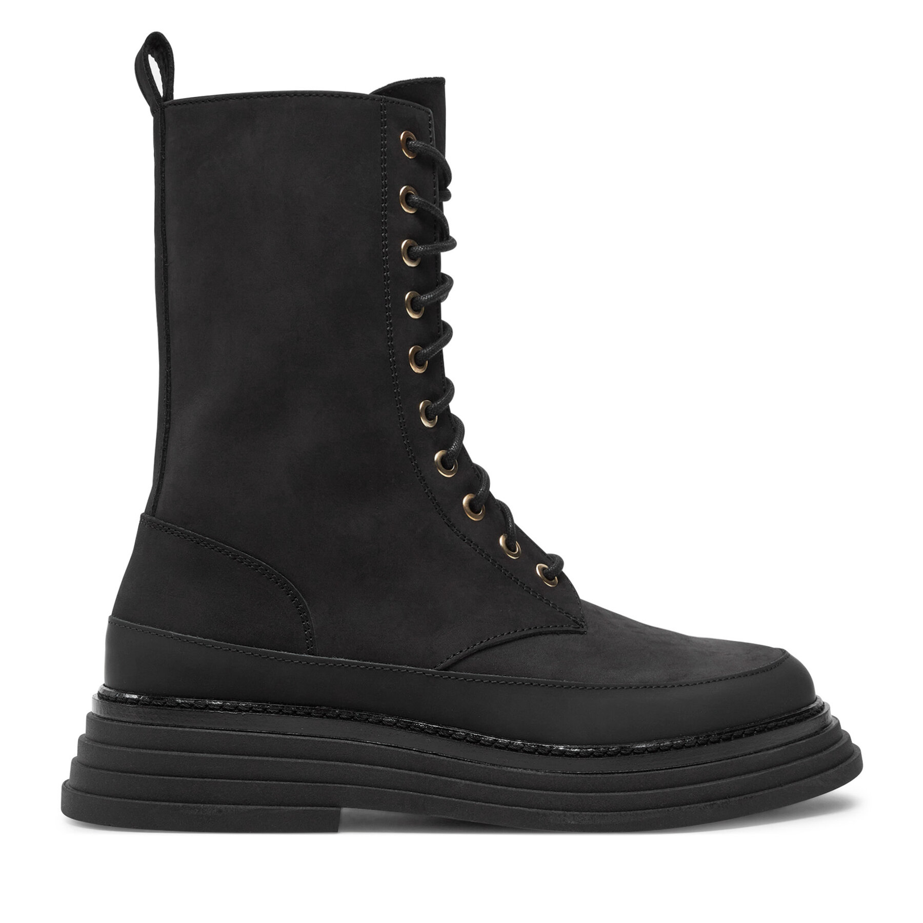 Pollini Trzewiki SA24074G1LTO0000 Czarny