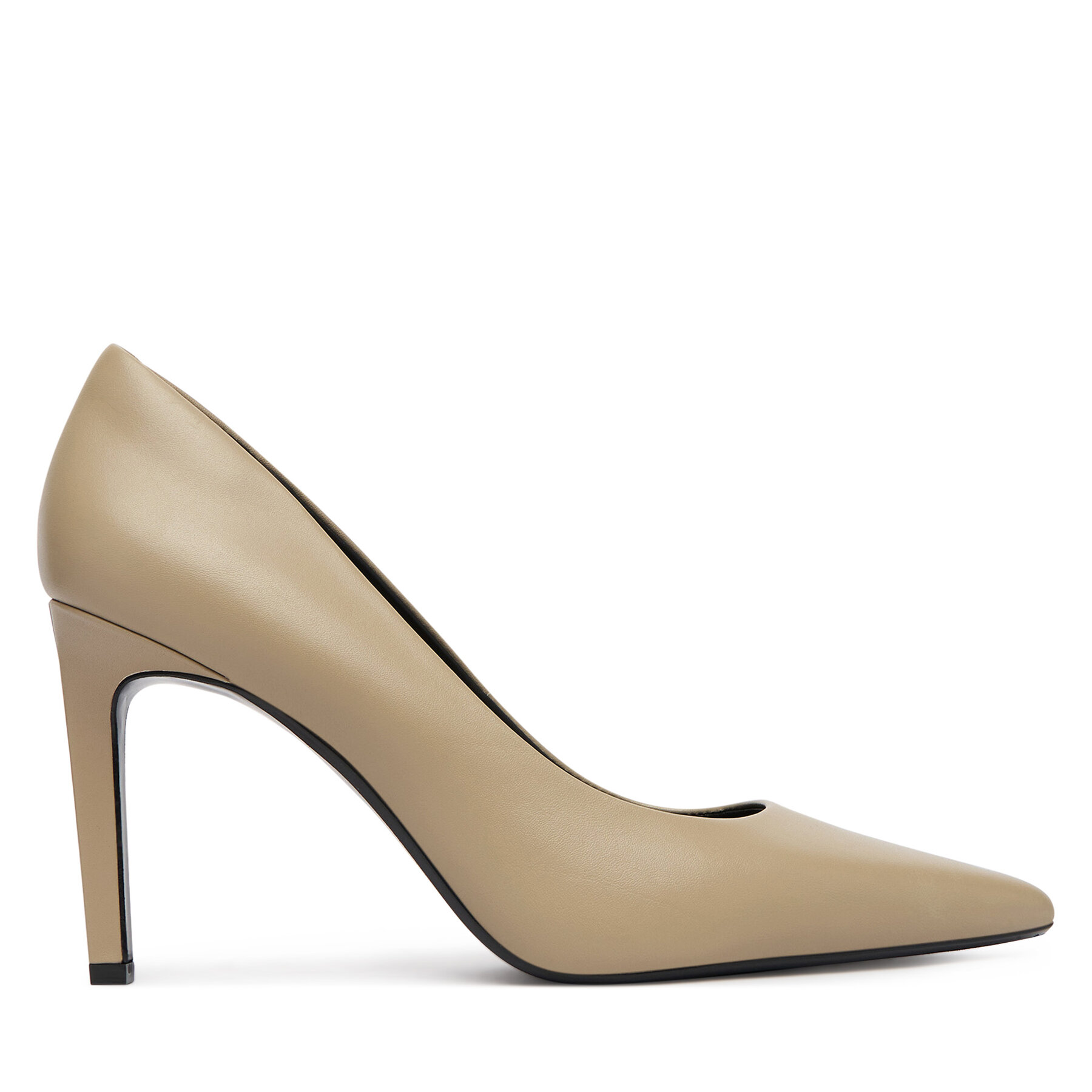 Calvin Klein Szpilki Ess Stiletto 90 HW0HW02608 Beżowy