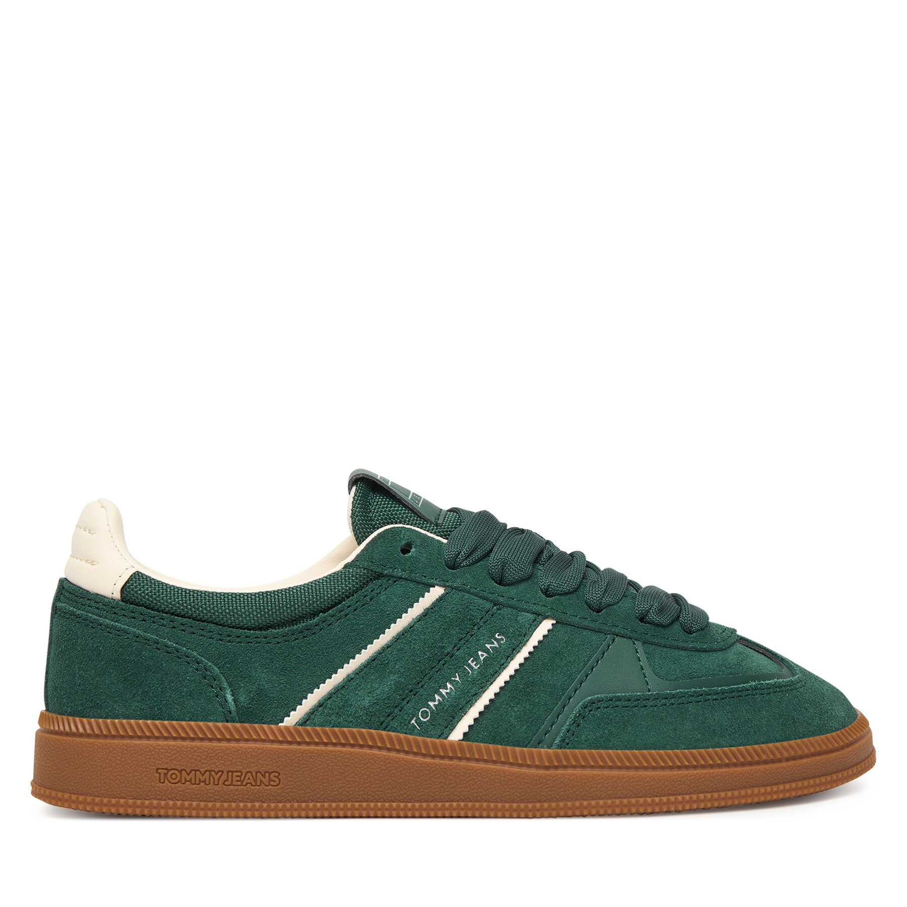 Tommy Jeans Sneakersy The Greenwich Edge Suede EN0EN02924 Zielony