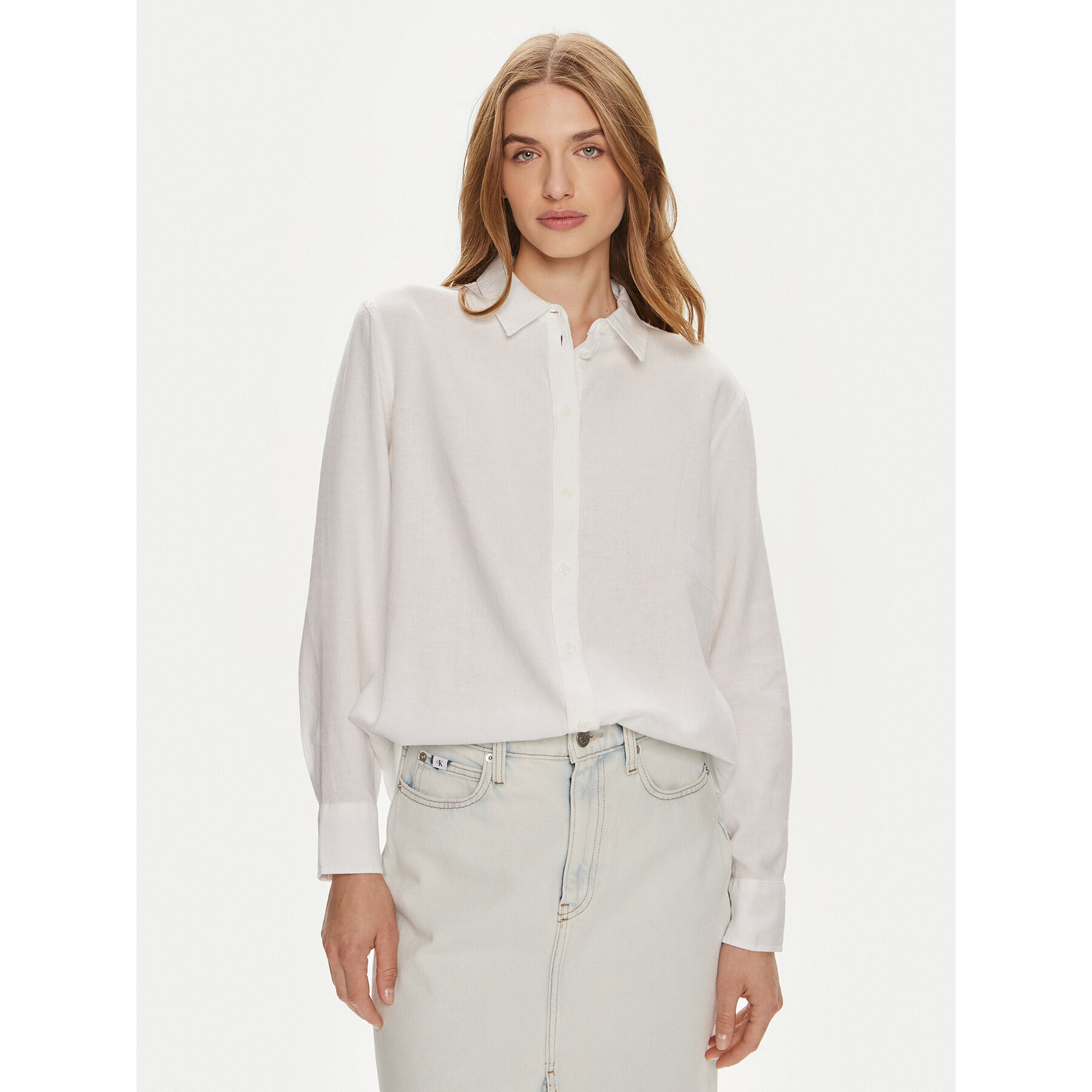 Vero Moda Koszula Linn 10305085 Biały Relaxed Fit