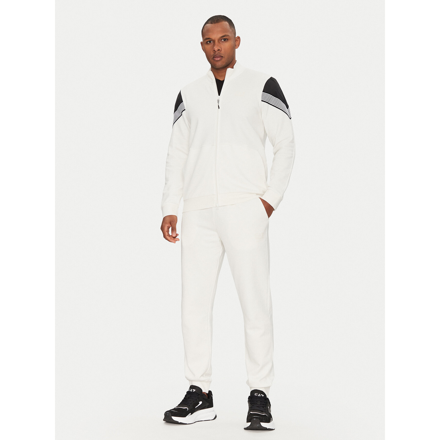 EA7 Emporio Armani Dres 7M000268 AF12451 U0005 Biały Regular Fit
