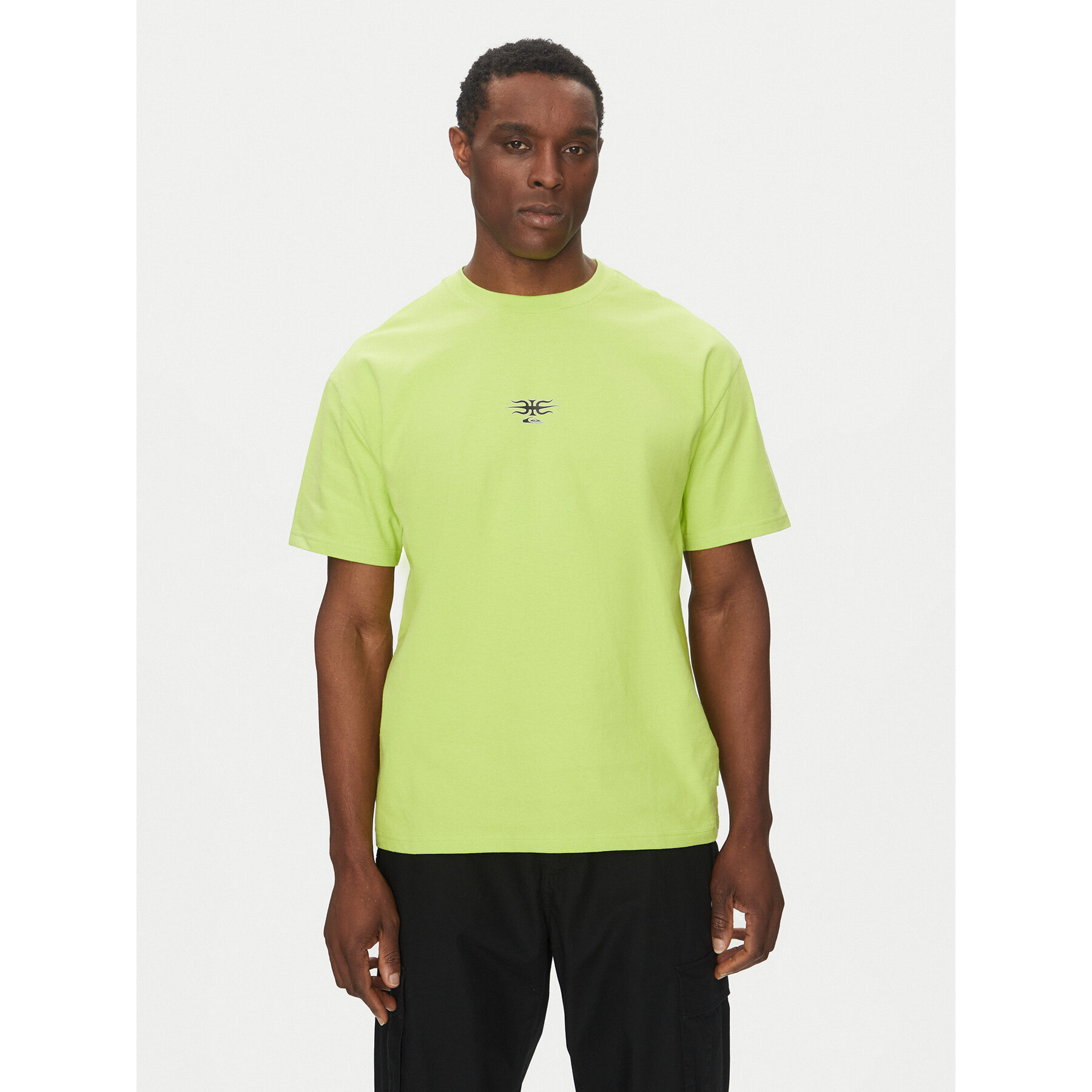 Quiksilver T-Shirt EQYZT08017 Zielony Regular Fit
