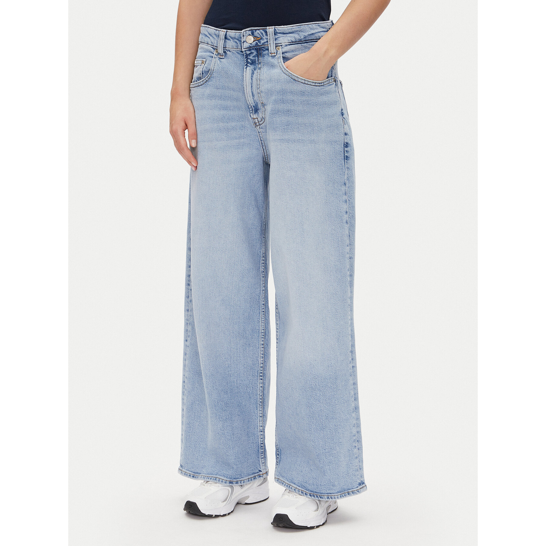 Tommy Jeans Jeansy Charlie Mr Loose Wd Bi0112 Co DW0DW20615 Niebieski Relaxed Fit