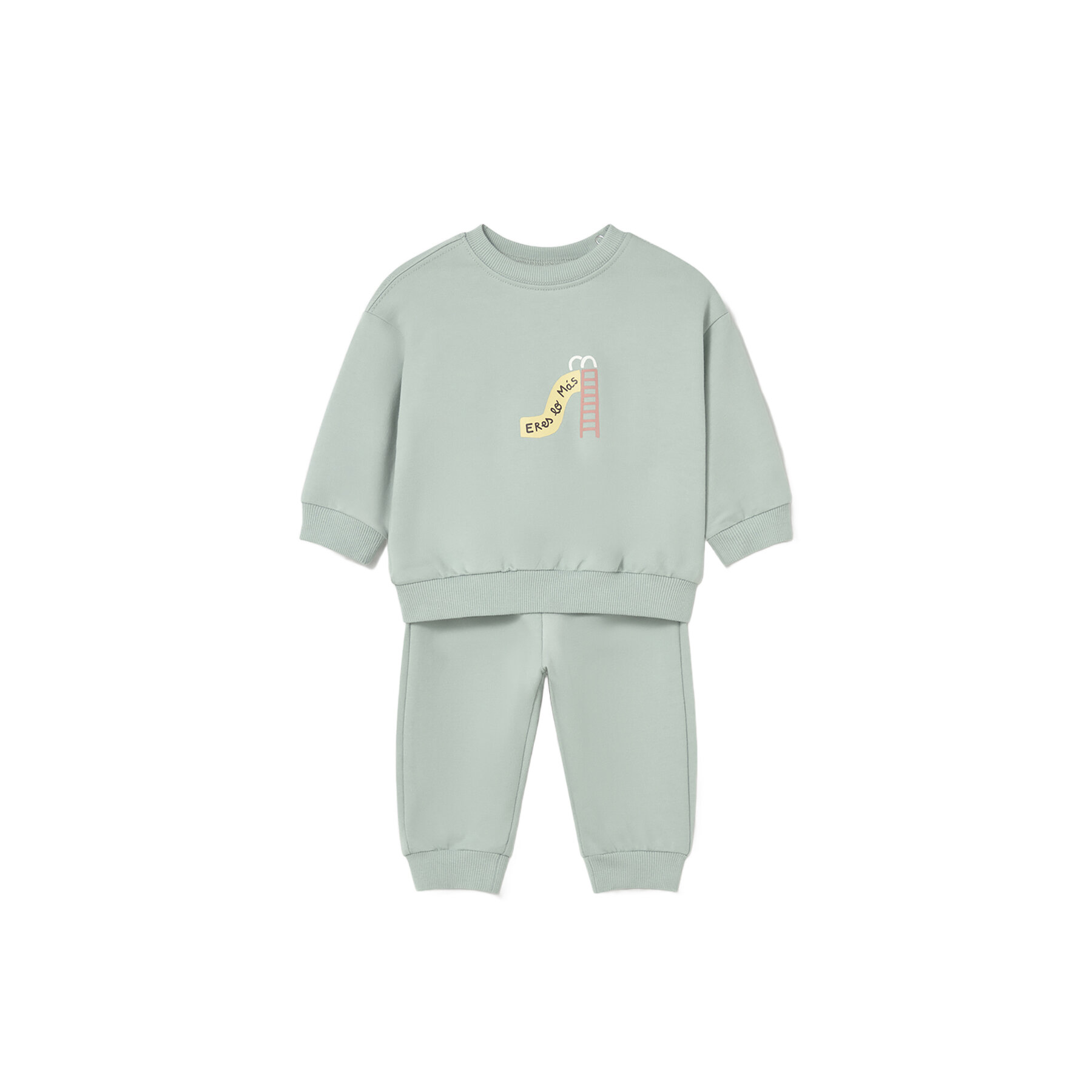 Mayoral Dres 1898 Zielony Regular Fit