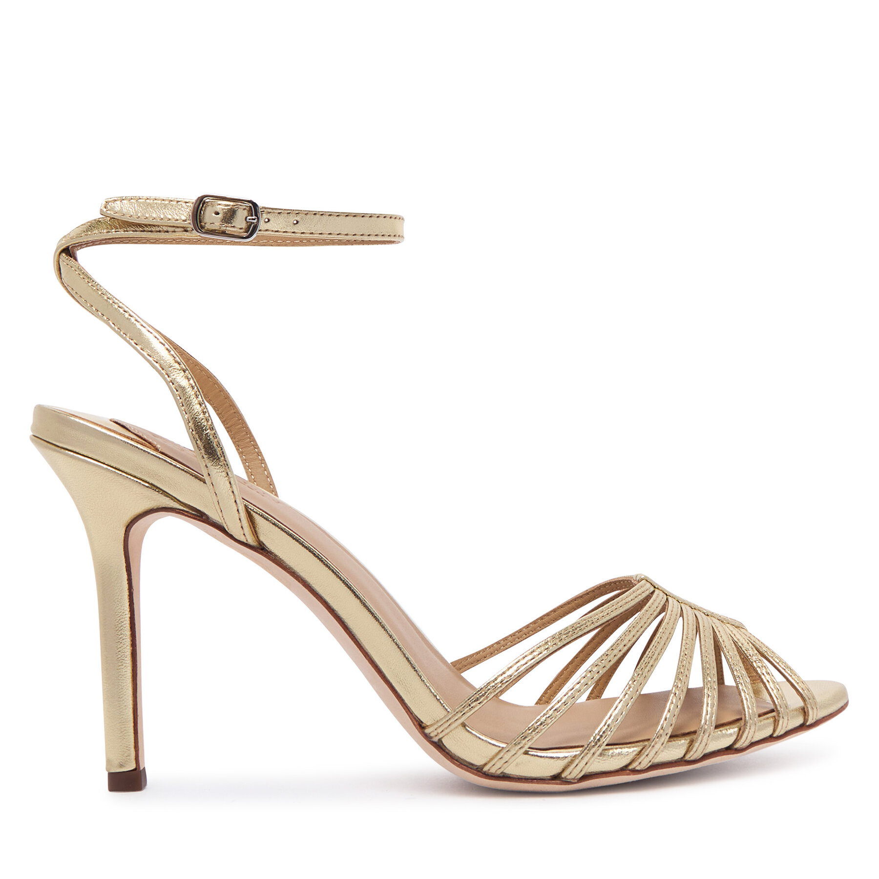 LAUREN RALPH LAUREN Sandały 802P15739001 Złoty