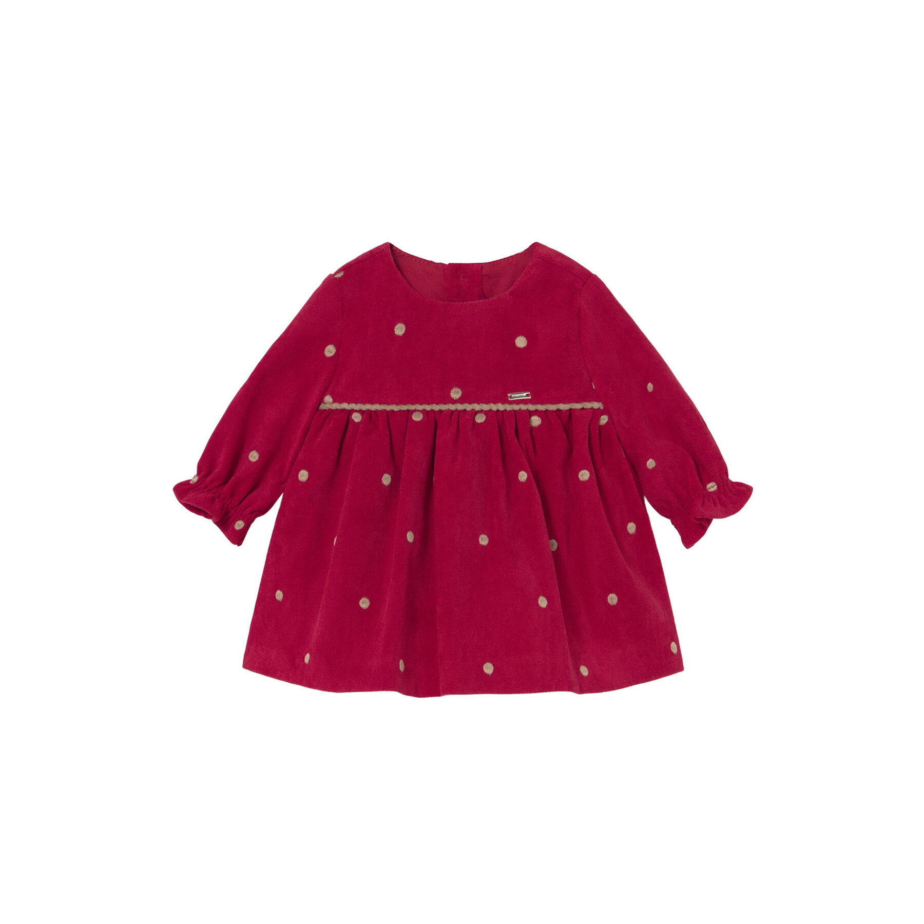 Mayoral Sukienka codzienna 2820 Czerwony Regular Fit