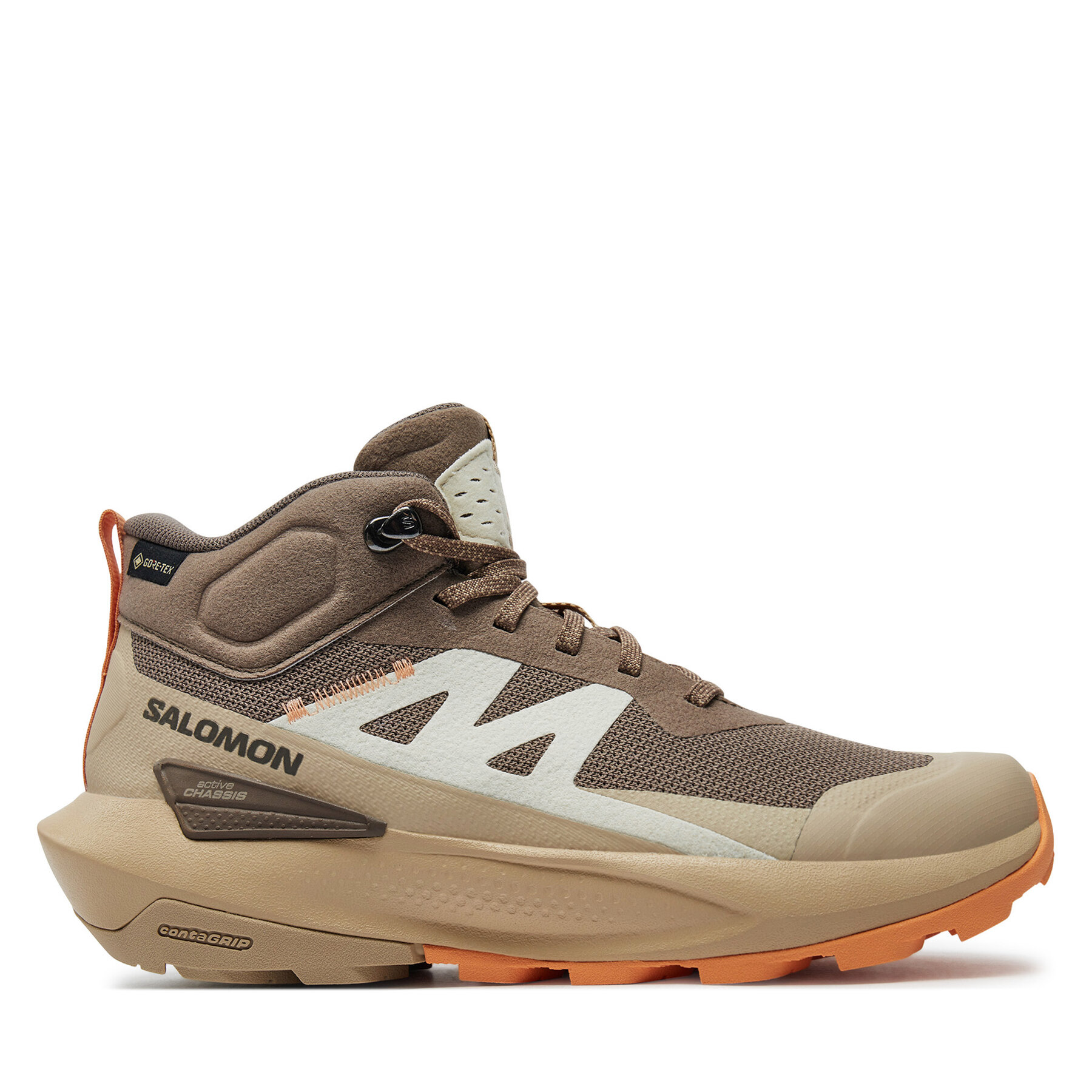 Salomon Trekkingi Elixir Activ Mid Gore-Tex L47457200 Beżowy