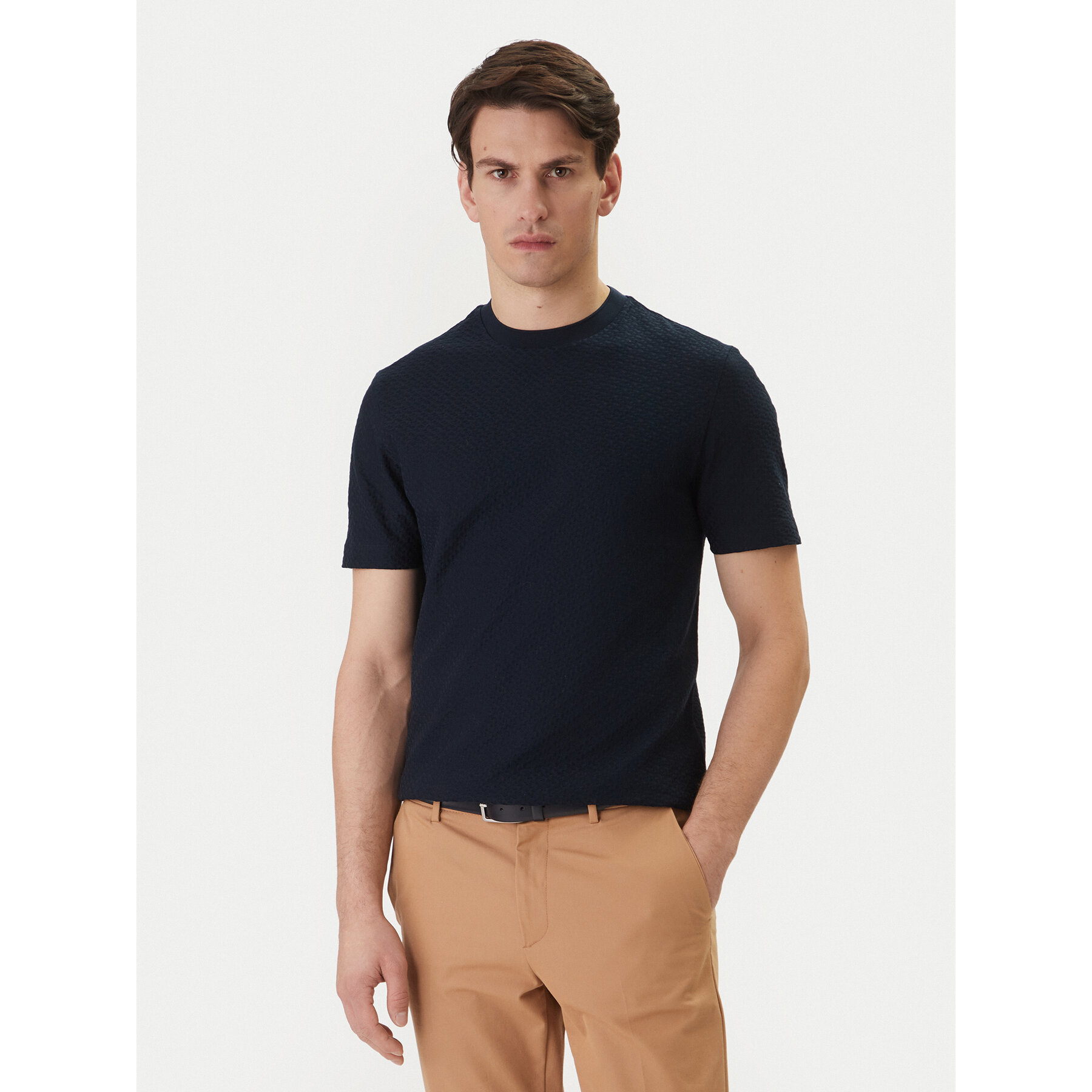 BOSS T-Shirt H-Thompson 228 50557395 Granatowy Regular Fit