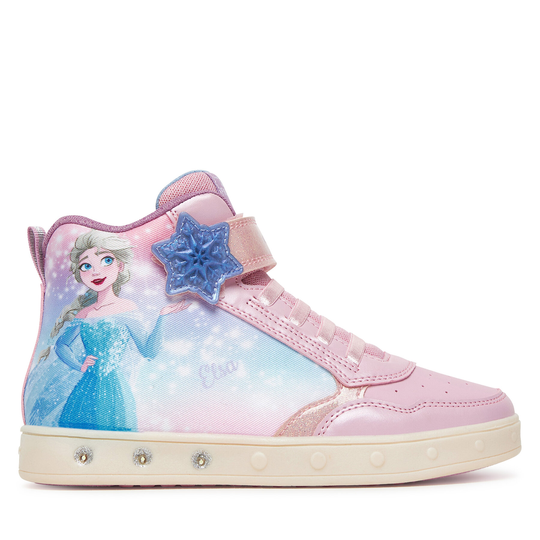Geox Sneakersy J Skylin J568WF 0ANAJ C8004 D Różowy