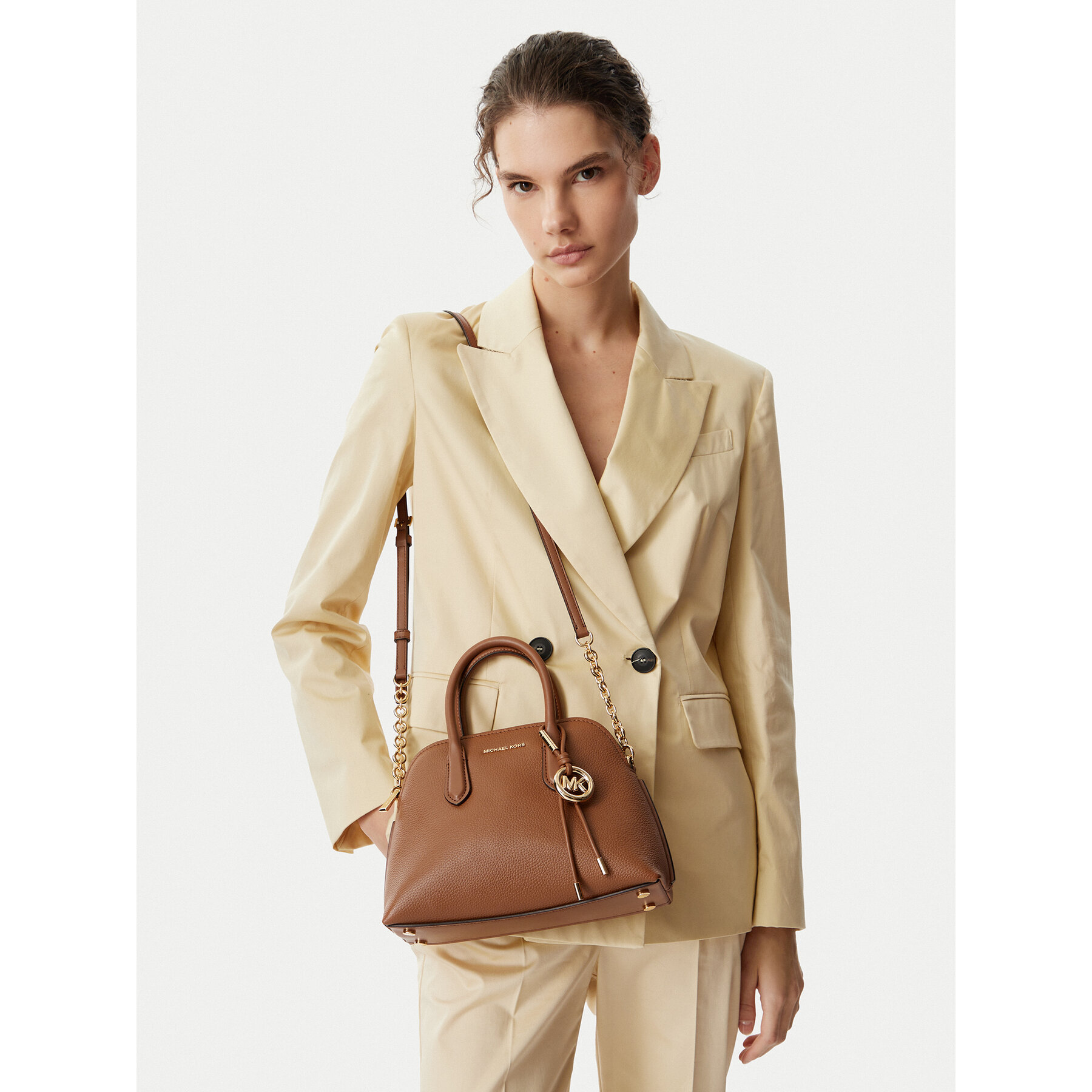 MICHAEL Michael Kors Torebka 30T6GX4S2L Brązowy