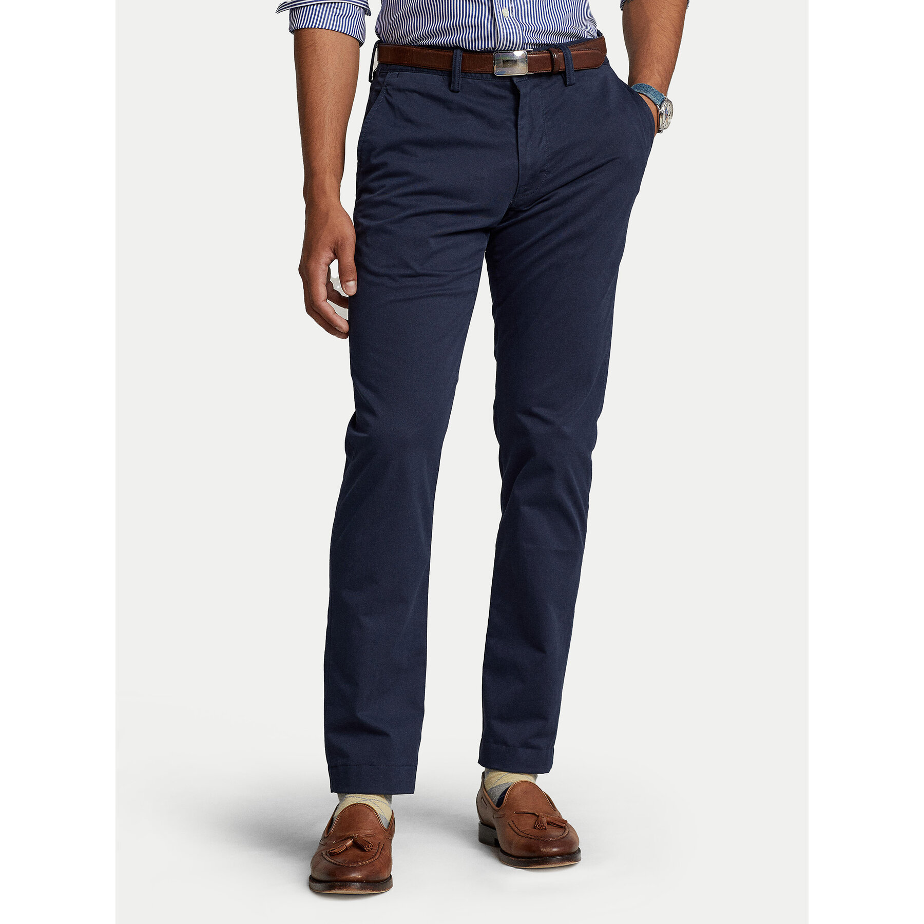 Polo Ralph Lauren Chinosy 710778778002 Granatowy Slim Fit