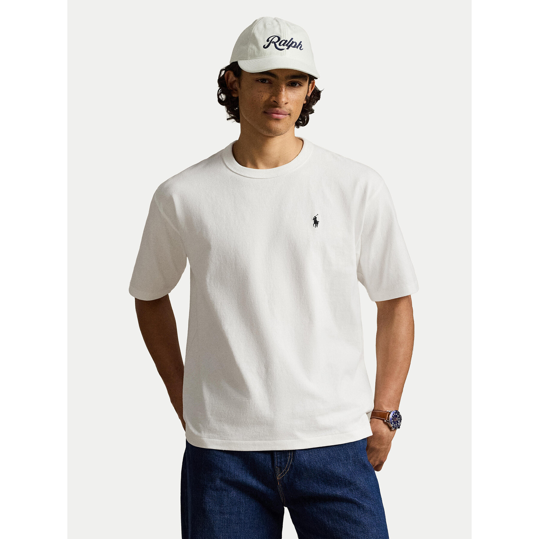 Polo Ralph Lauren T-Shirt 710A12979007 Biały Regular Fit