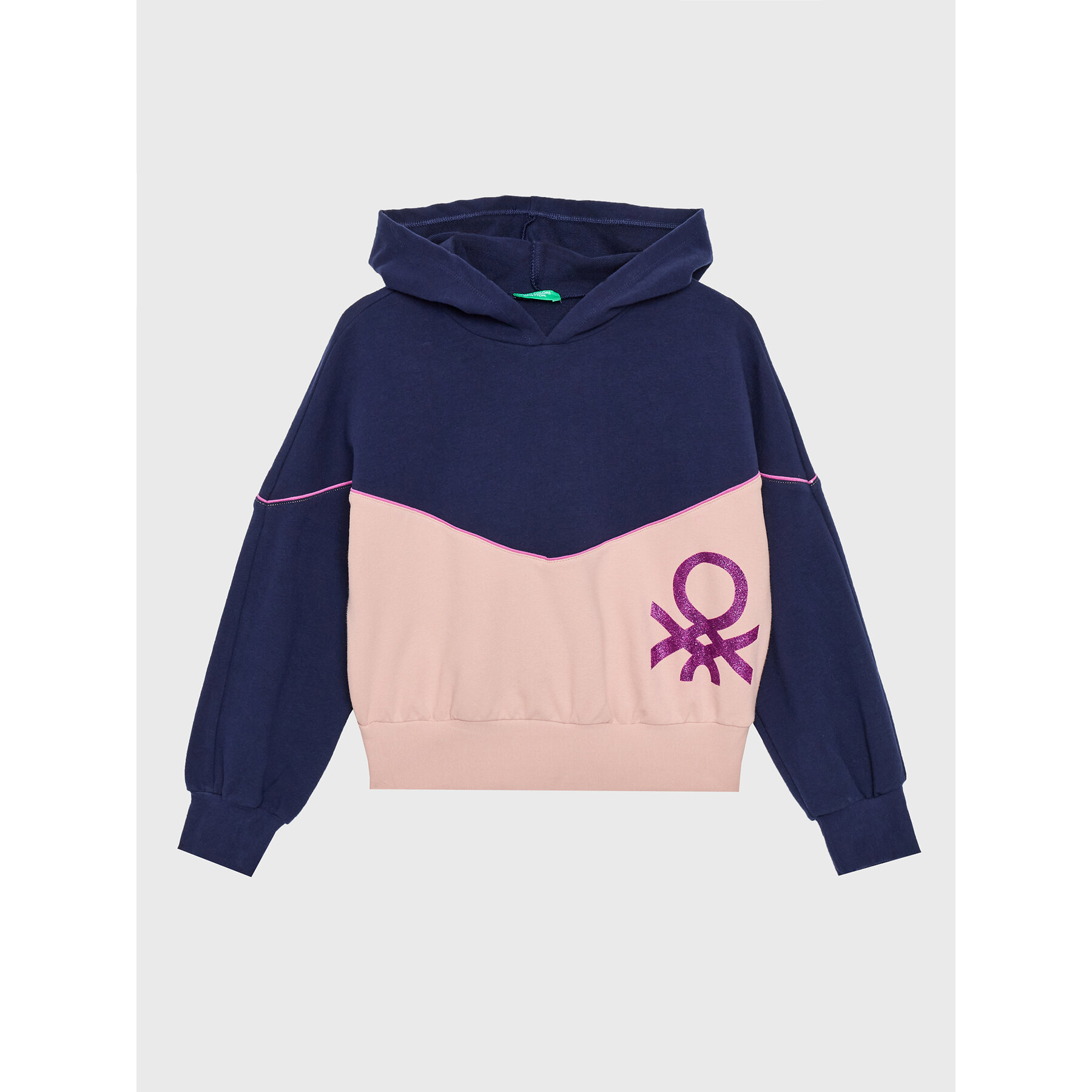 United Colors Of Benetton Bluza 3GNSC201G Kolorowy Regular Fit