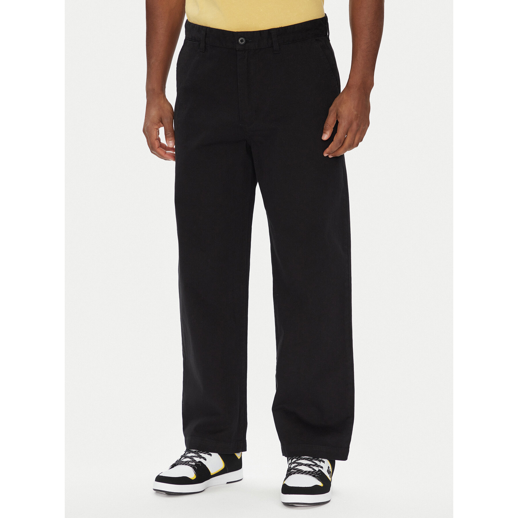 DC Shoes Chinosy Worker Baggy ADYNP03097 Czarny Baggy Fit