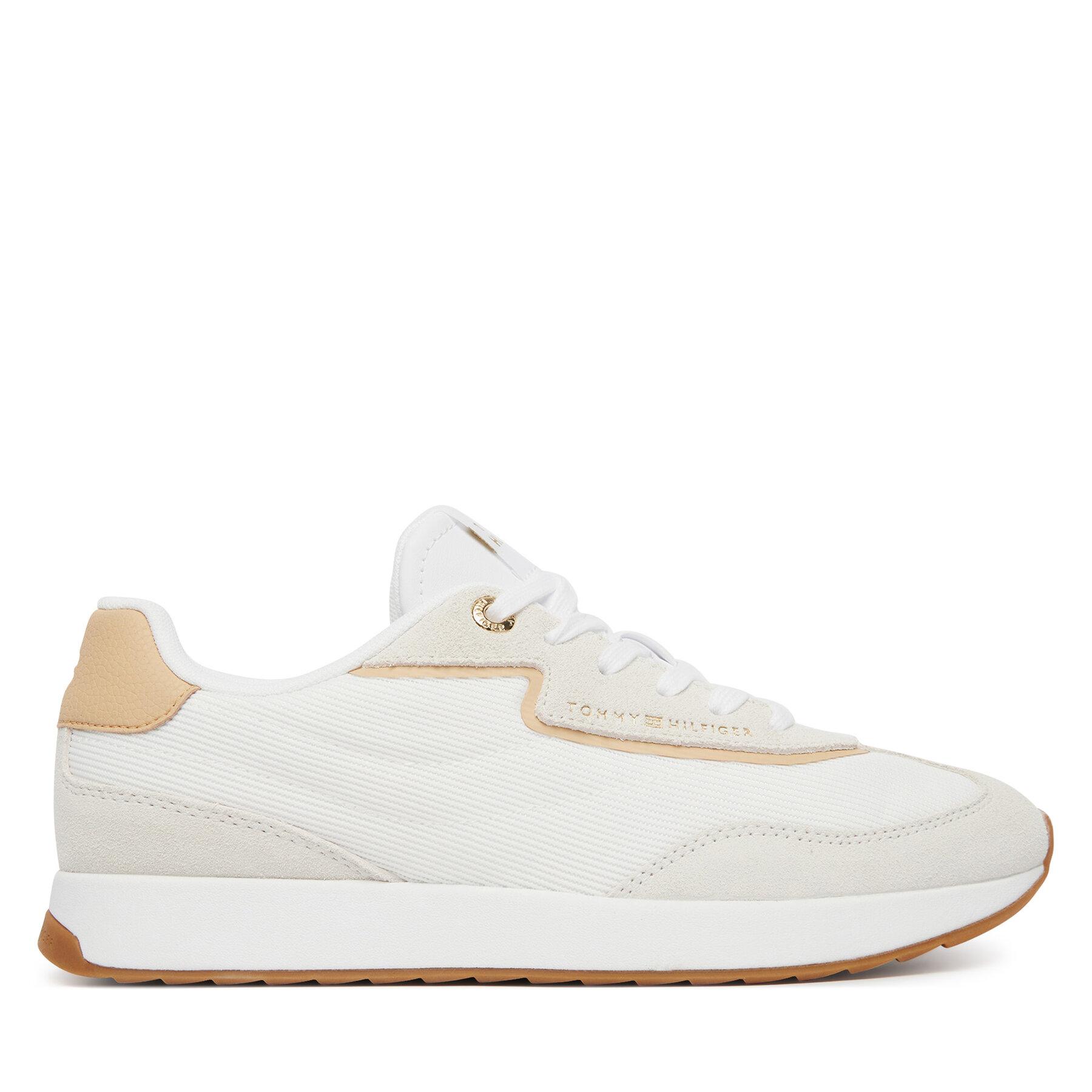 Tommy Hilfiger Sneakersy Th Retro Runner Mix FW0FW09410 Biały