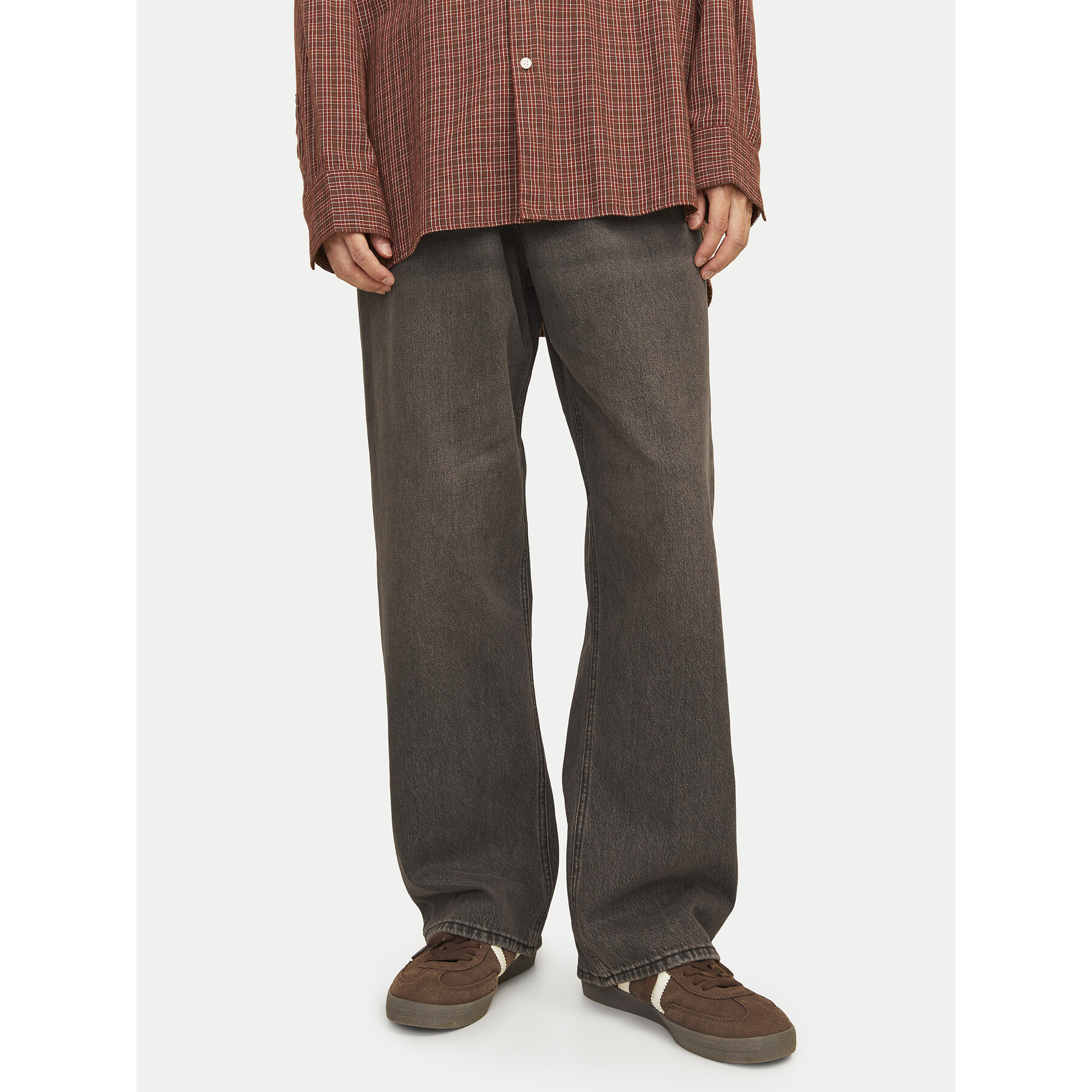 Jack & Jones Jeansy Ron Original 12270068 Czarny Baggy Fit