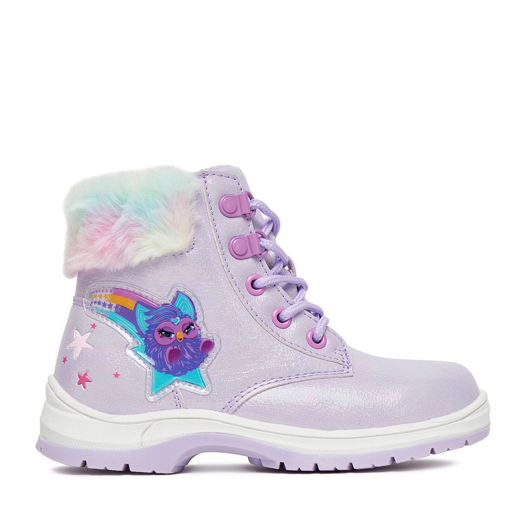 FURBY Trzewiki CEO-CP23-AW25-131FUR Fioletowy