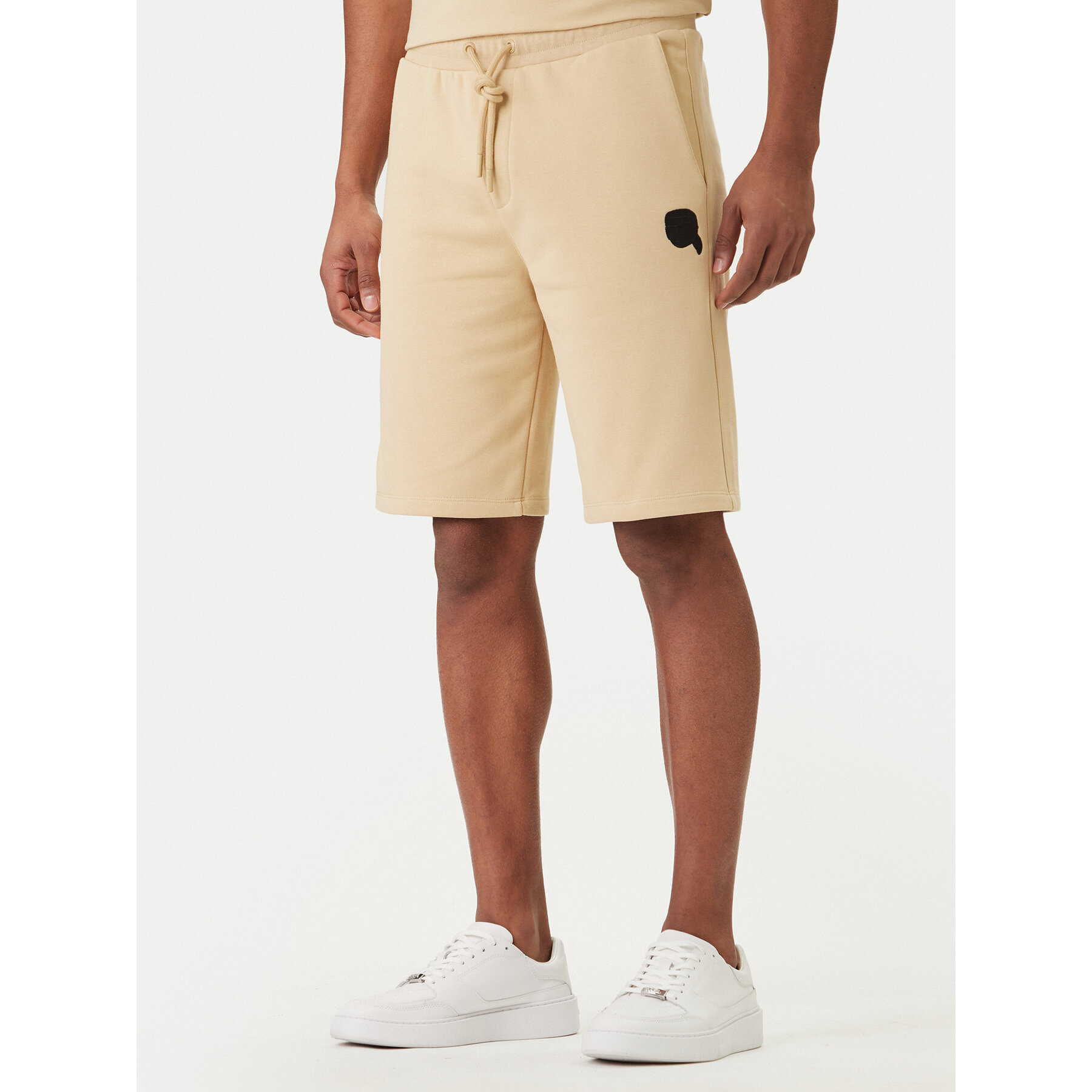 KARL LAGERFELD Szorty sportowe 705118 562900 Beżowy Loose Fit