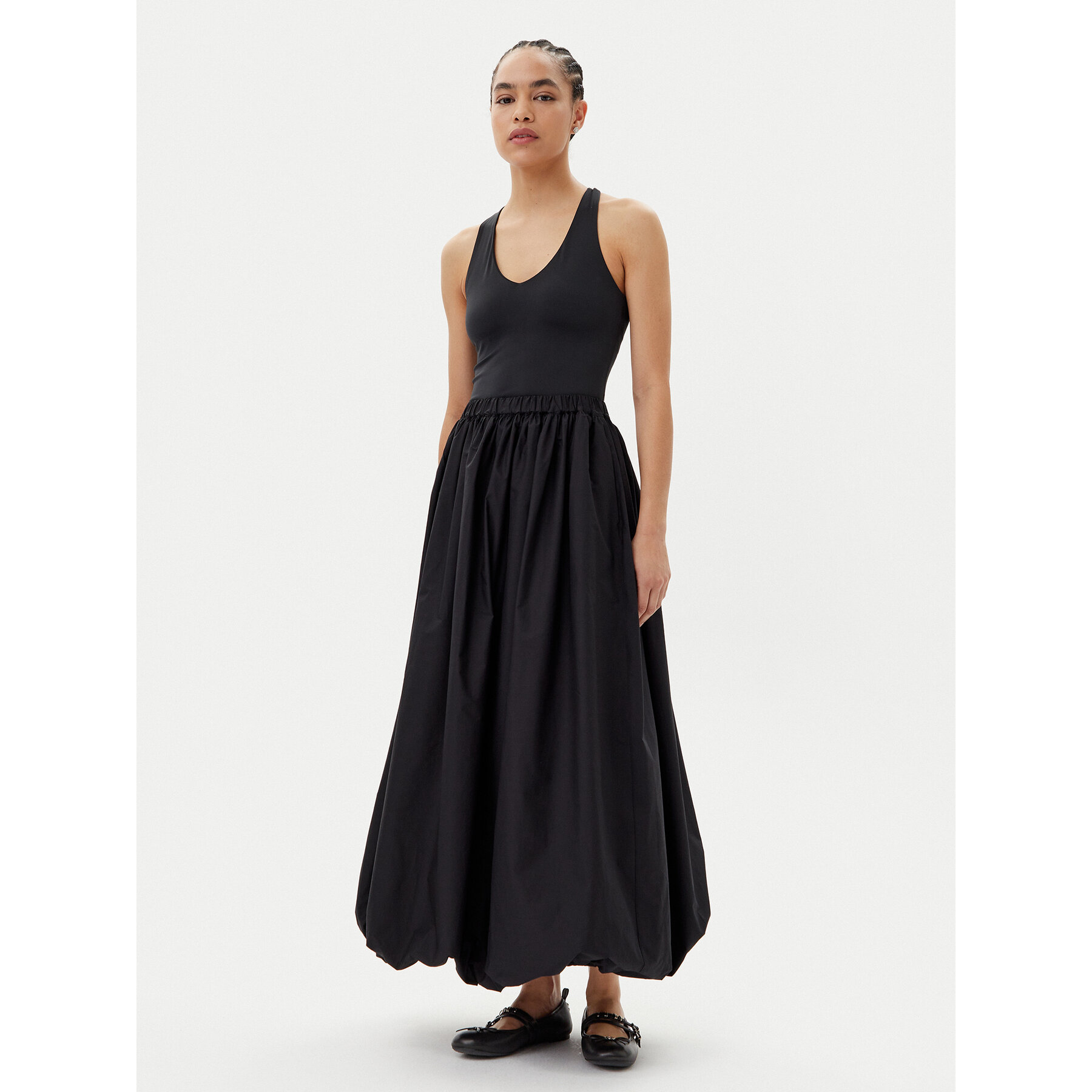 PINKO Spódnica maxi Johnny 105214 A2LD Czarny Regular Fit
