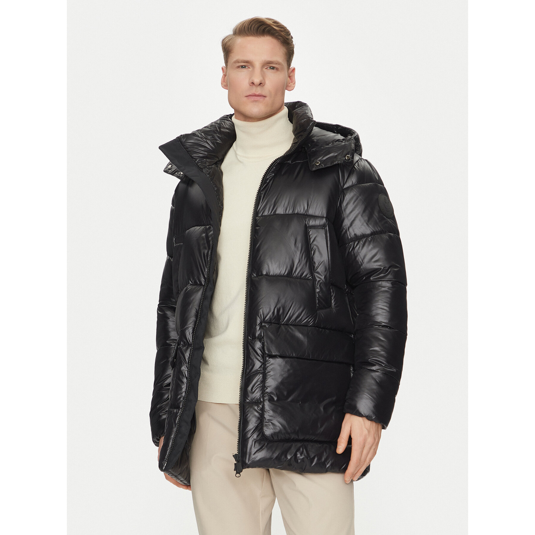 Save The Duck Kurtka zimowa D40292M LUCK19 Czarny Regular Fit