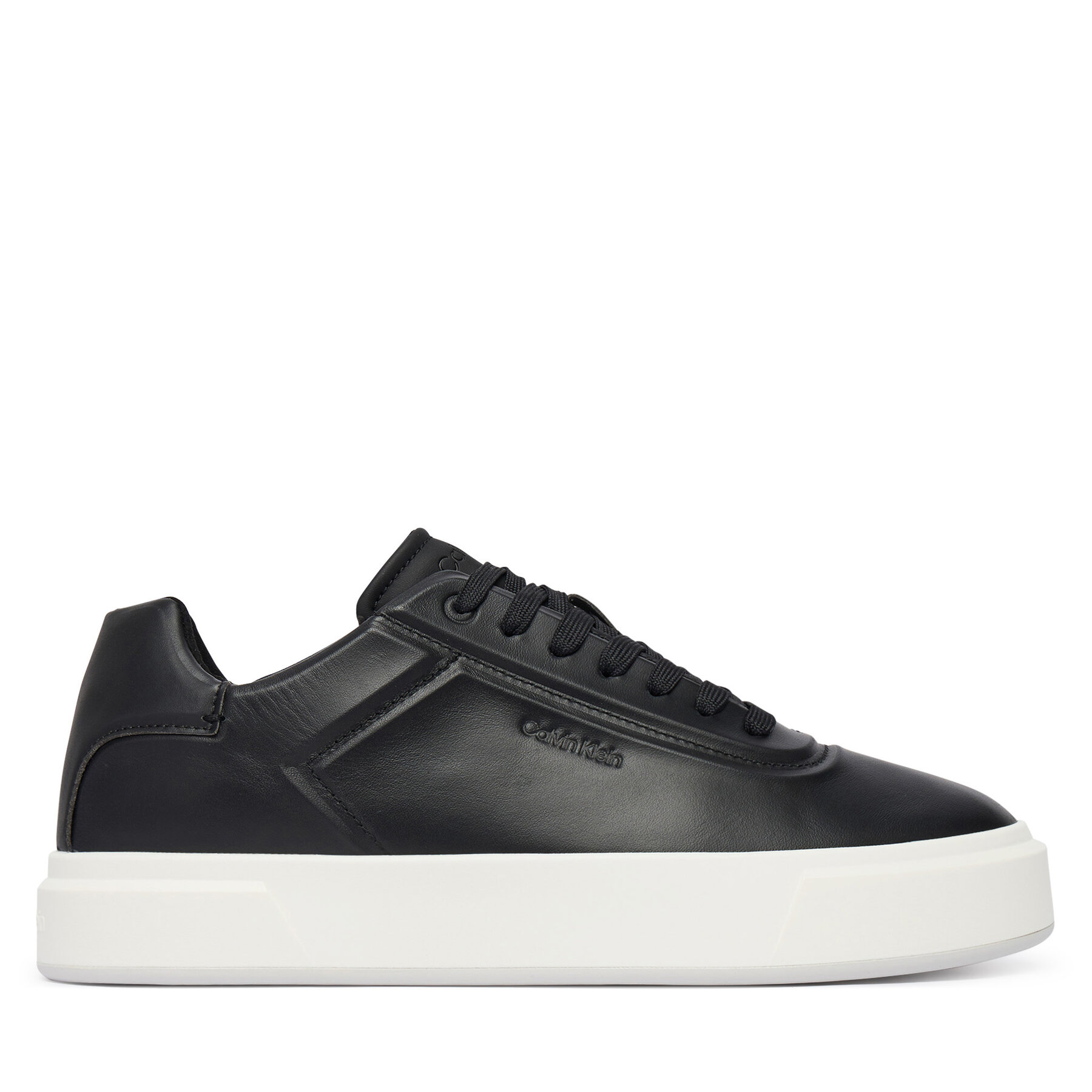 Calvin Klein Sneakersy Basket Cupsole Oxf Lup Hf Lth YM0YM01452 Czarny
