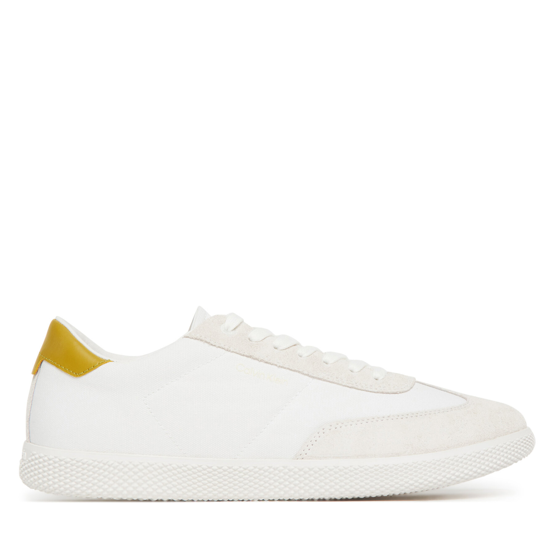 Calvin Klein Sneakersy Low Top Lace Up Cv Mix HM0HM01724 Biały