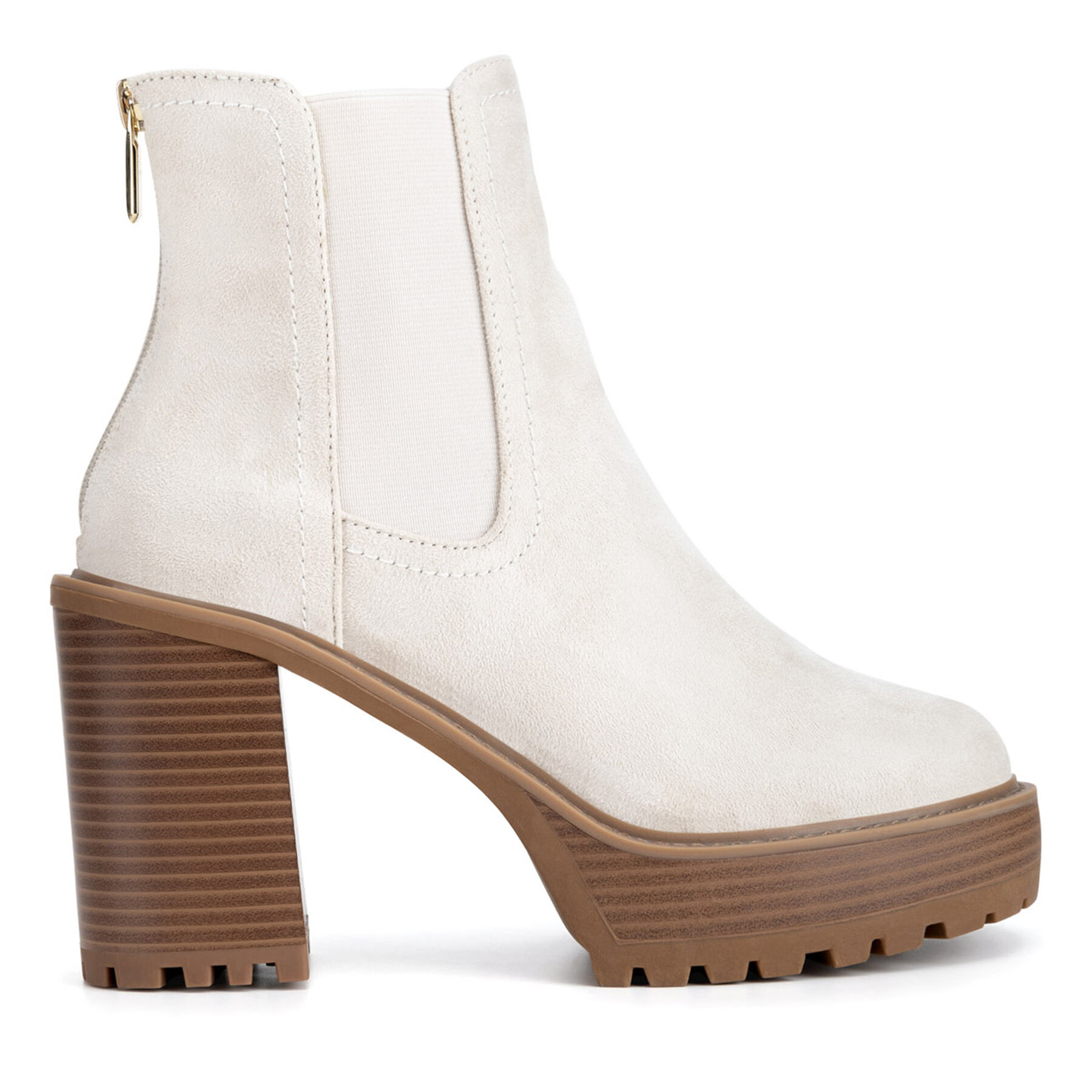 Nine West Botki WFA3374-1 Écru