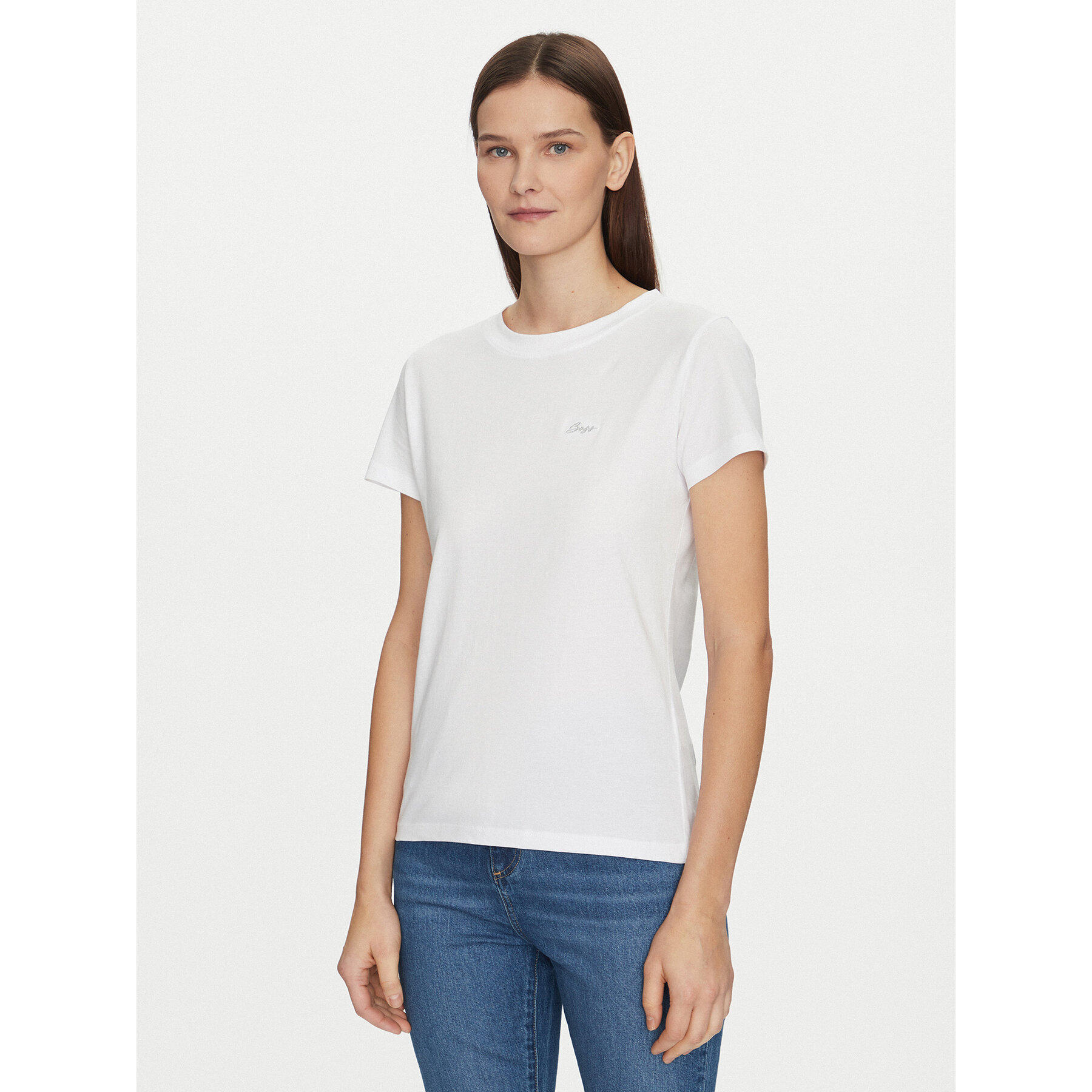 BOSS T-Shirt Esogo 50536628 Écru Regular Fit