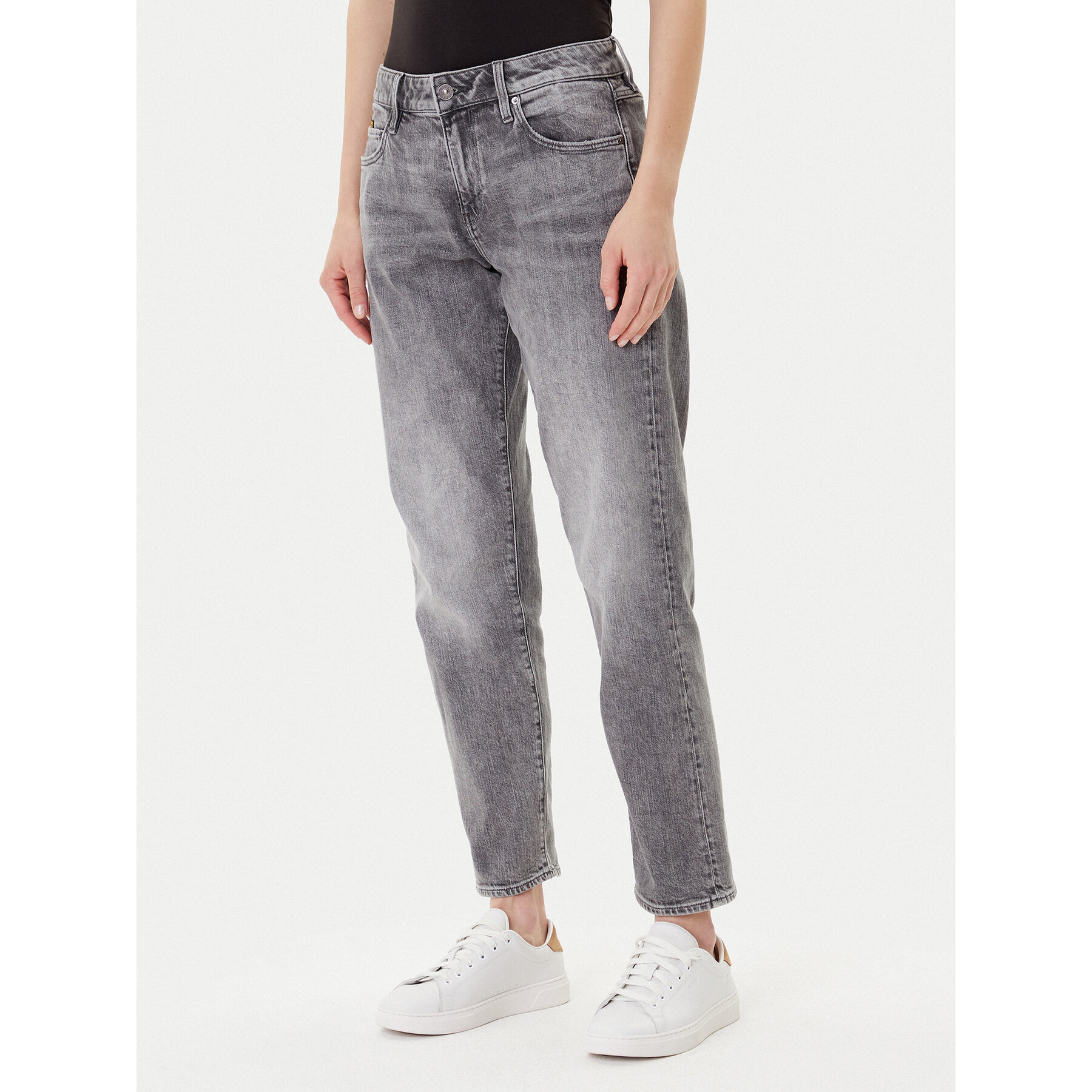 G-Star Raw Jeansy Kate D15264-D931 Szary Boyfriend Fit