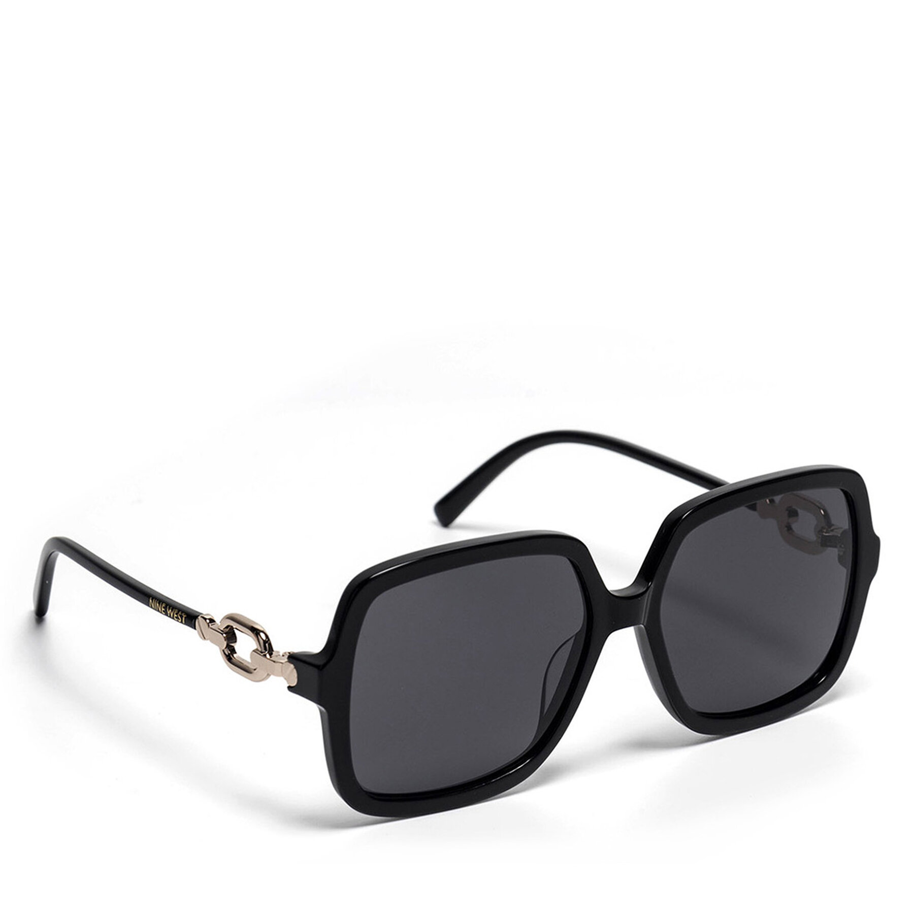 Nine West Okulary przeciwsłoneczne NW 6658S Czarny