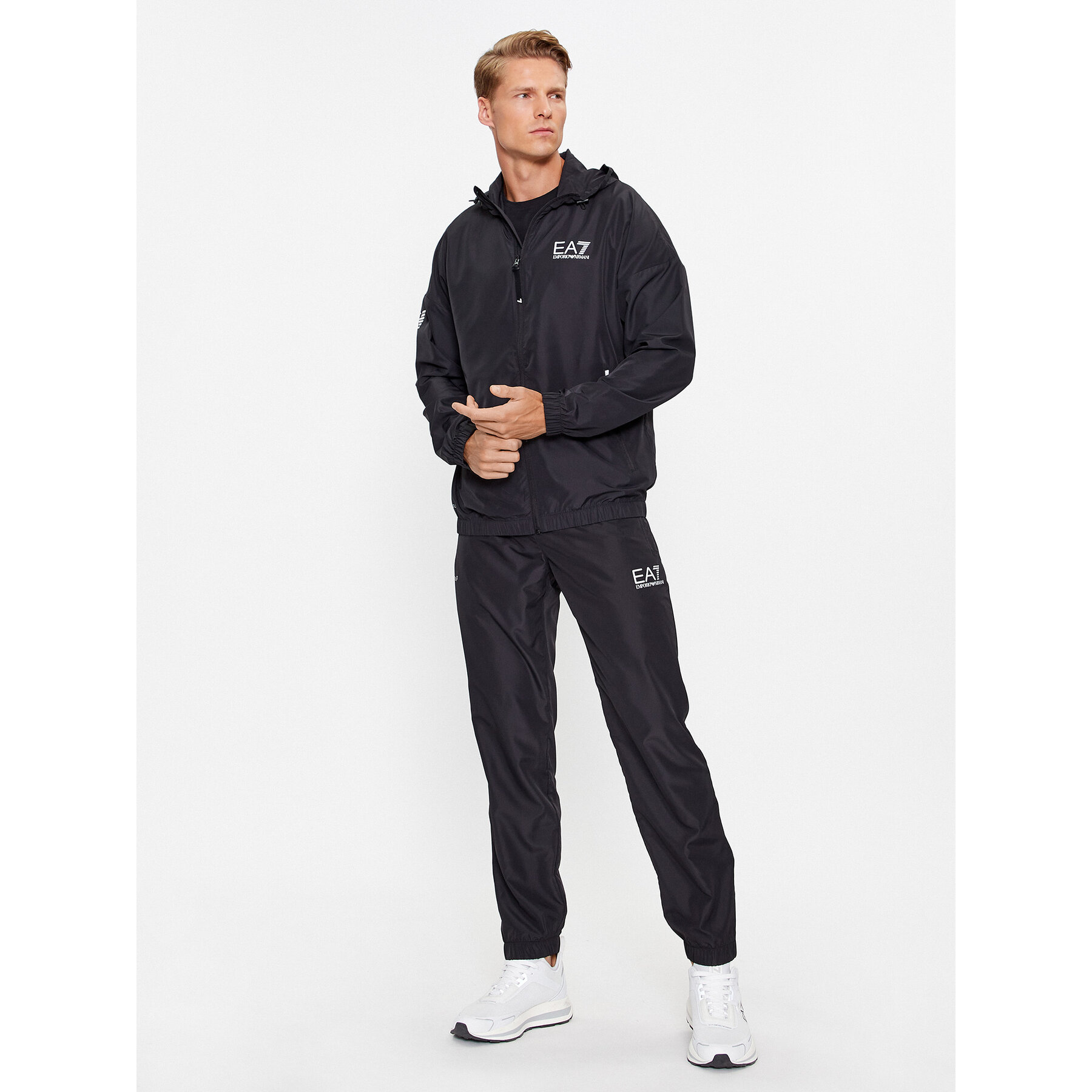EA7 Emporio Armani Dres 8NPV08 PN4HZ 0200 Czarny Regular Fit