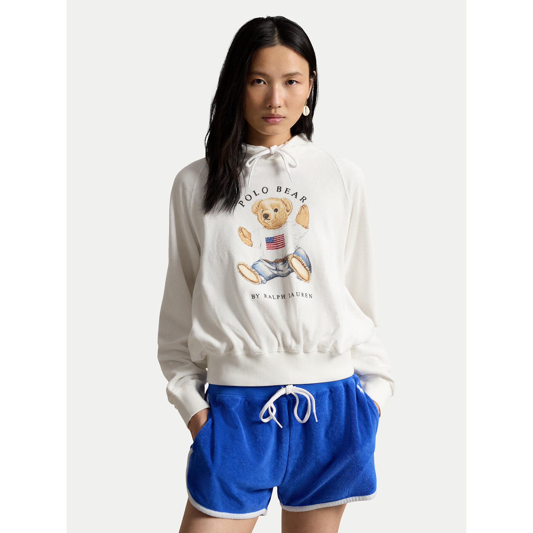 Polo Ralph Lauren Bluza 211A12745001 Biały Regular Fit