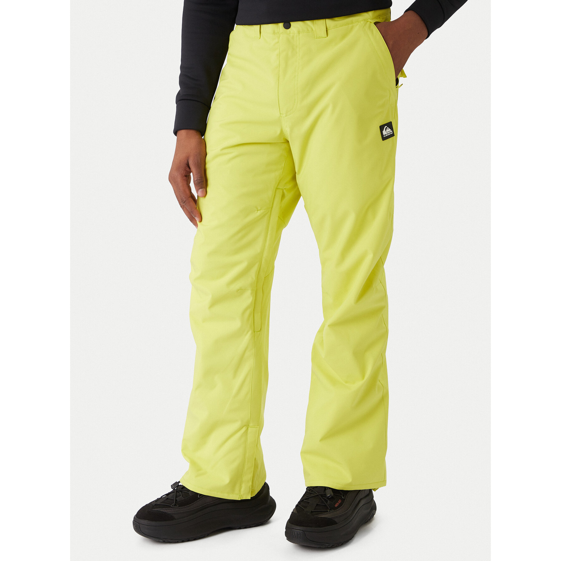 Quiksilver Spodnie snowboardowe Estate EQYTP03237 Żółty Slim Fit
