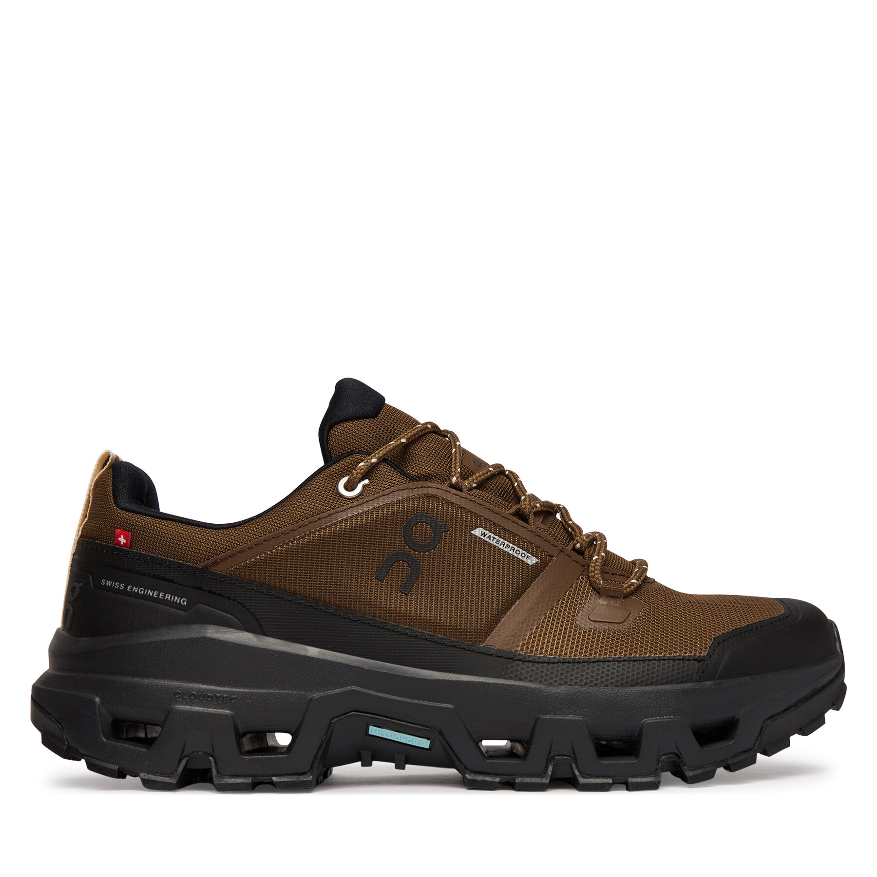 On Trekkingi Cloudrock Low Waterproof 3MF10254228 Brązowy