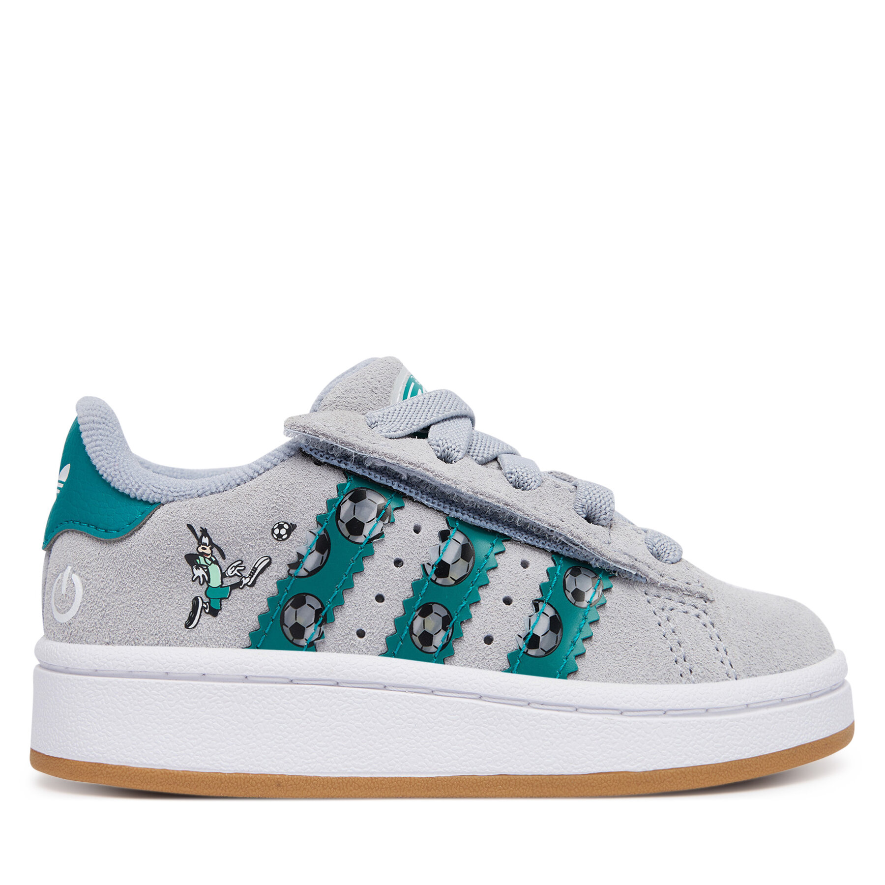 adidas Sneakersy Disney Campus 00s Led Lights Comfort Closure Elastic Lace IH6399 Szary