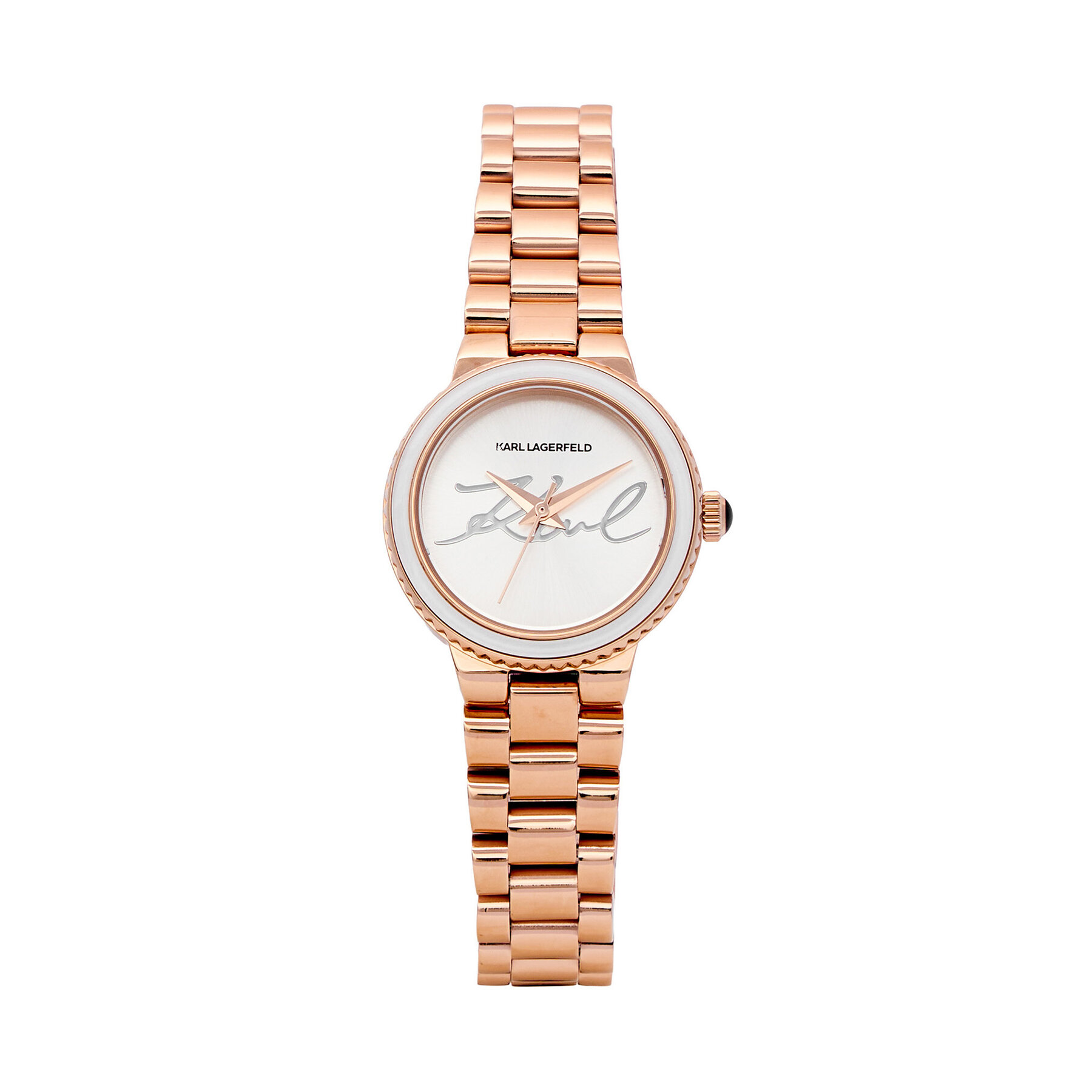 KARL LAGERFELD Zegarek R0553104507 Różowe złoto